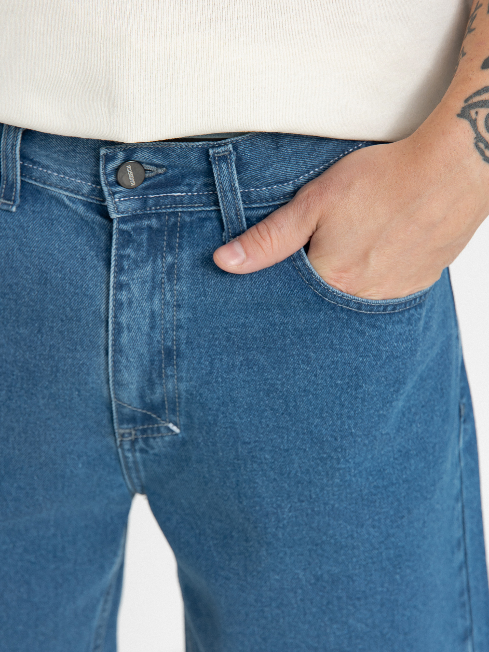 MassDnm Jeans Box Rövidnadrág (blue)