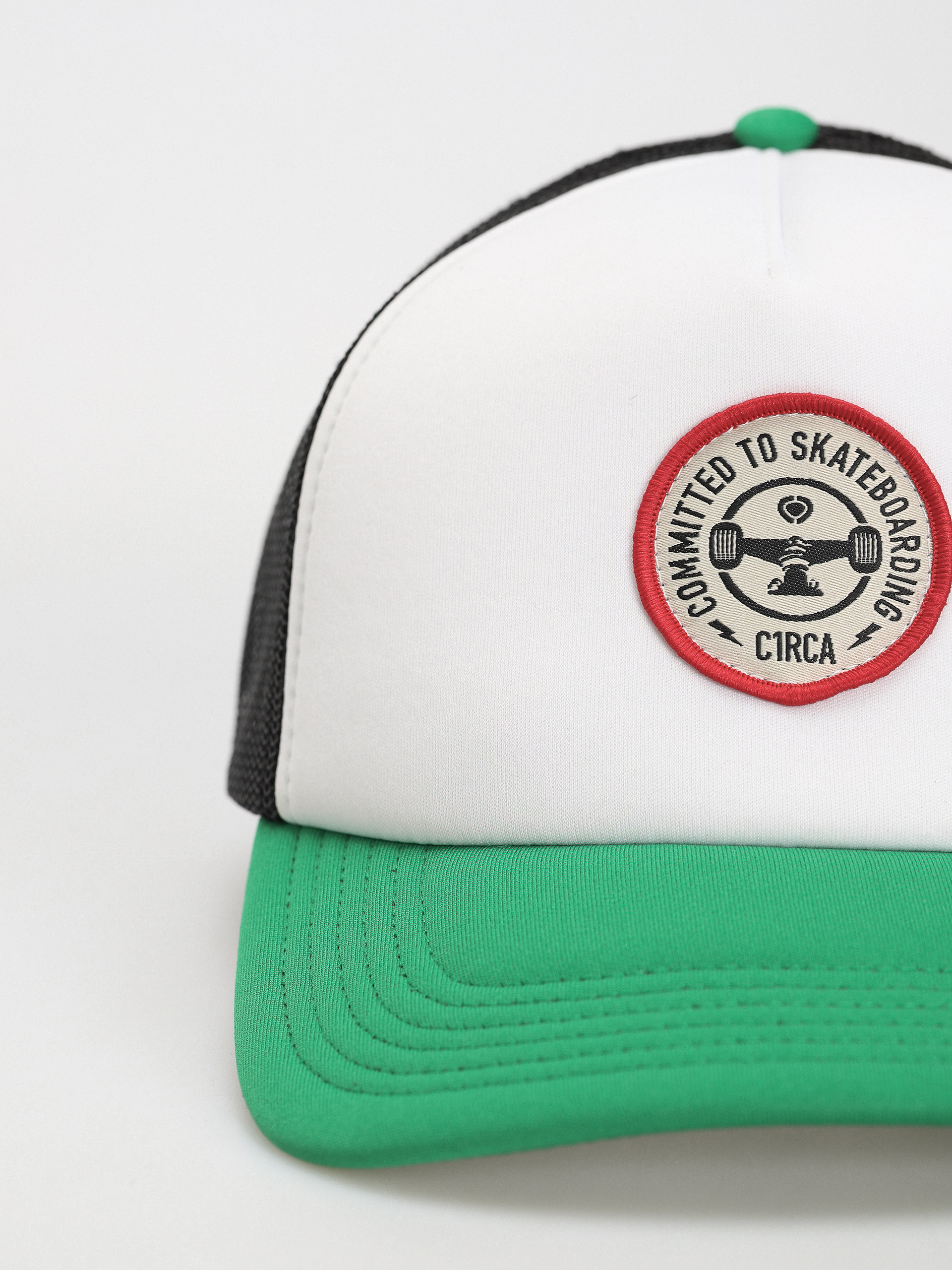Circa C1Rcle Trucker Cap Baseball sapka (white/green)