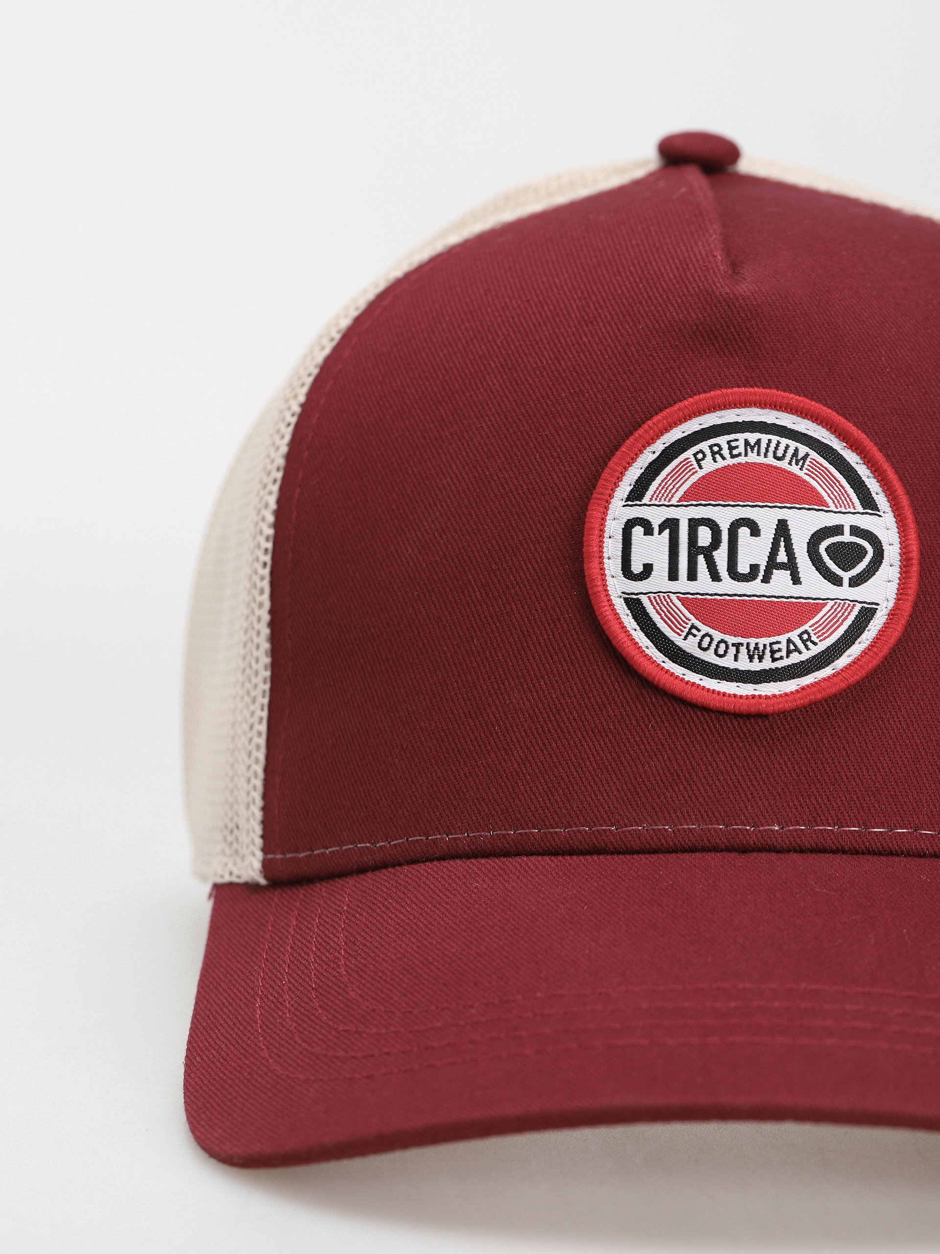 Baseball sapka Circa Premium Rapper Cap (burgundy/stone)