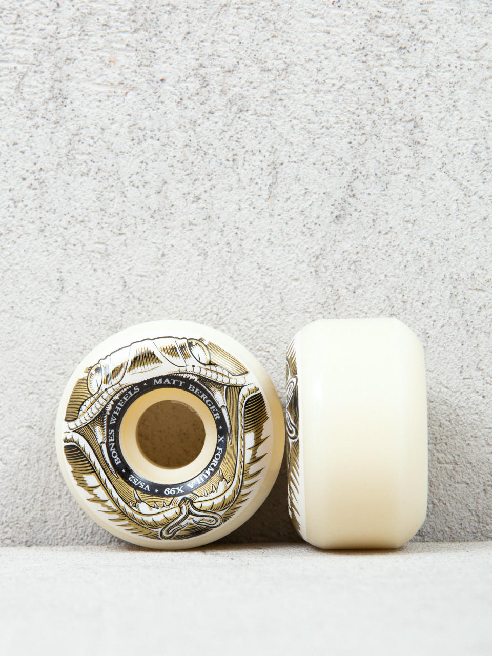 Bones X Formula Berger Battlesnake V5 Sidecut 99A Gördeszka kerék (natural/gold/black)