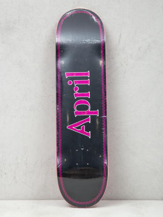 April Skateboards Logo Gördeszka lap (pink/black)