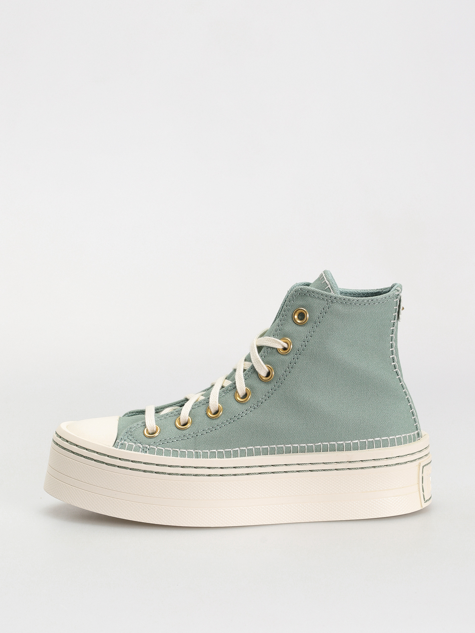 Converse Chuck Taylor All Star Modern Lift Hi Wmn Tornacipők (apple green)