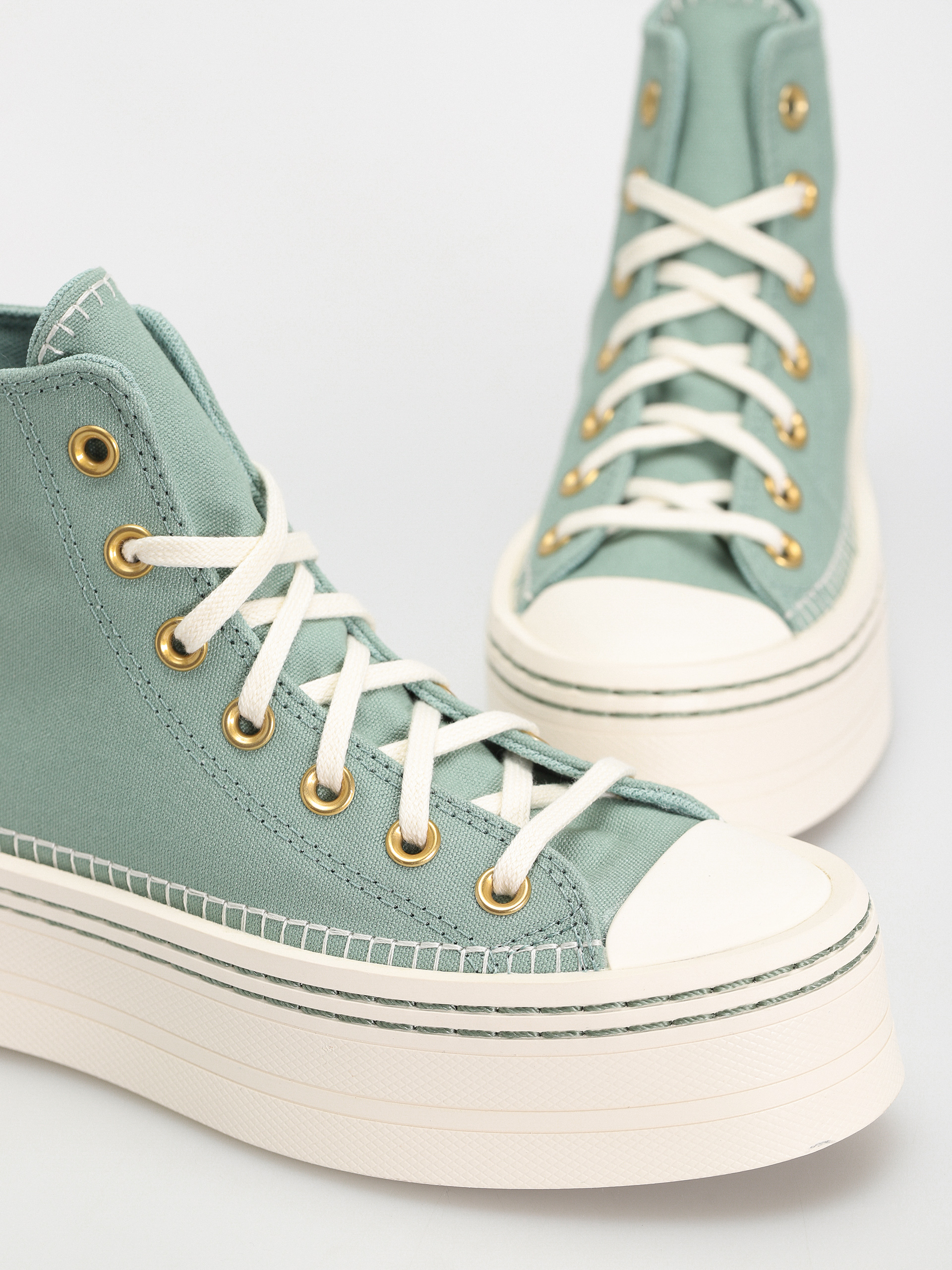 Converse Chuck Taylor All Star Modern Lift Hi Wmn Tornacipők (apple green)