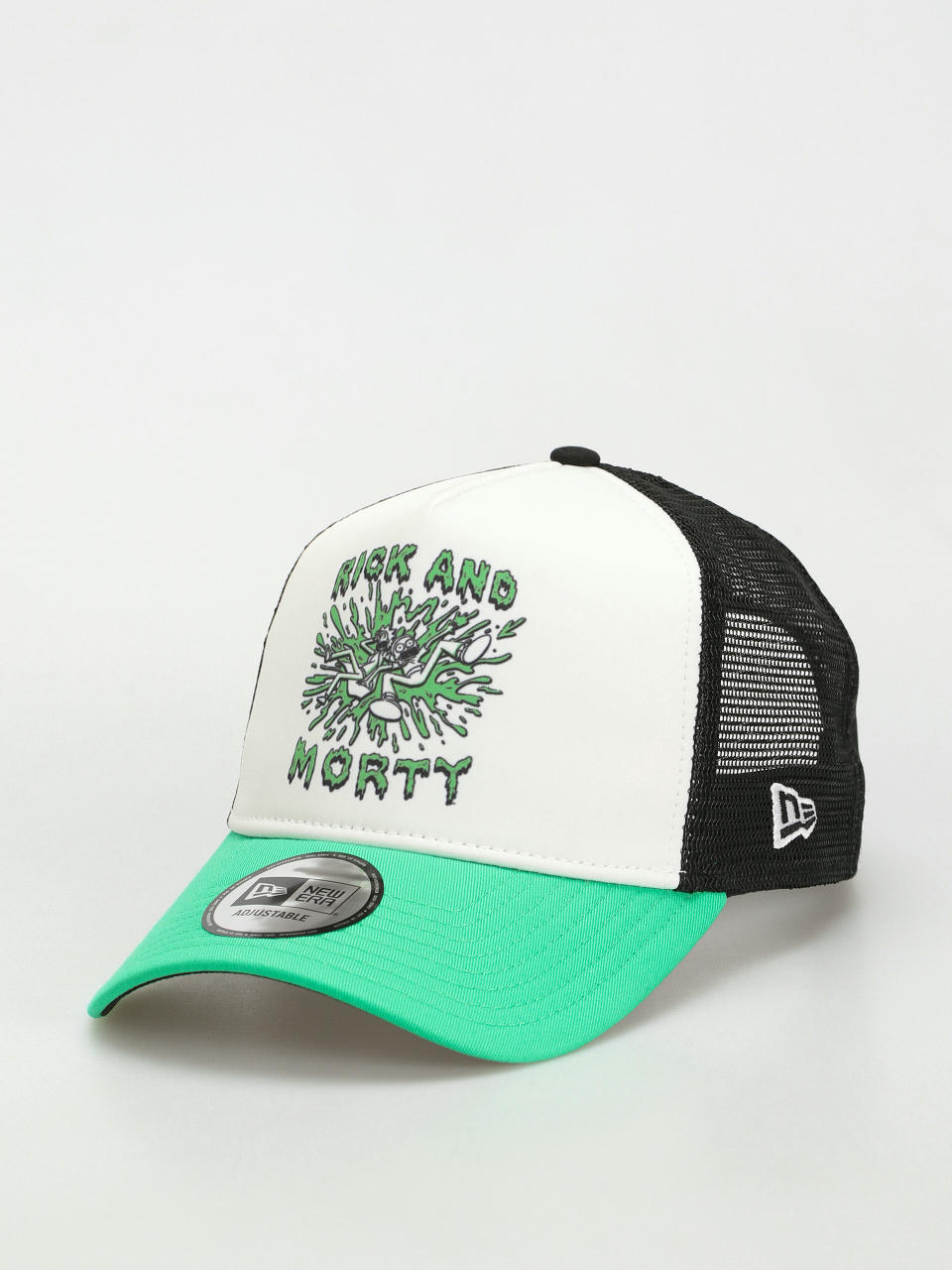 Baseball sapka New Era Character Trucker Rick And Morty (green/black)