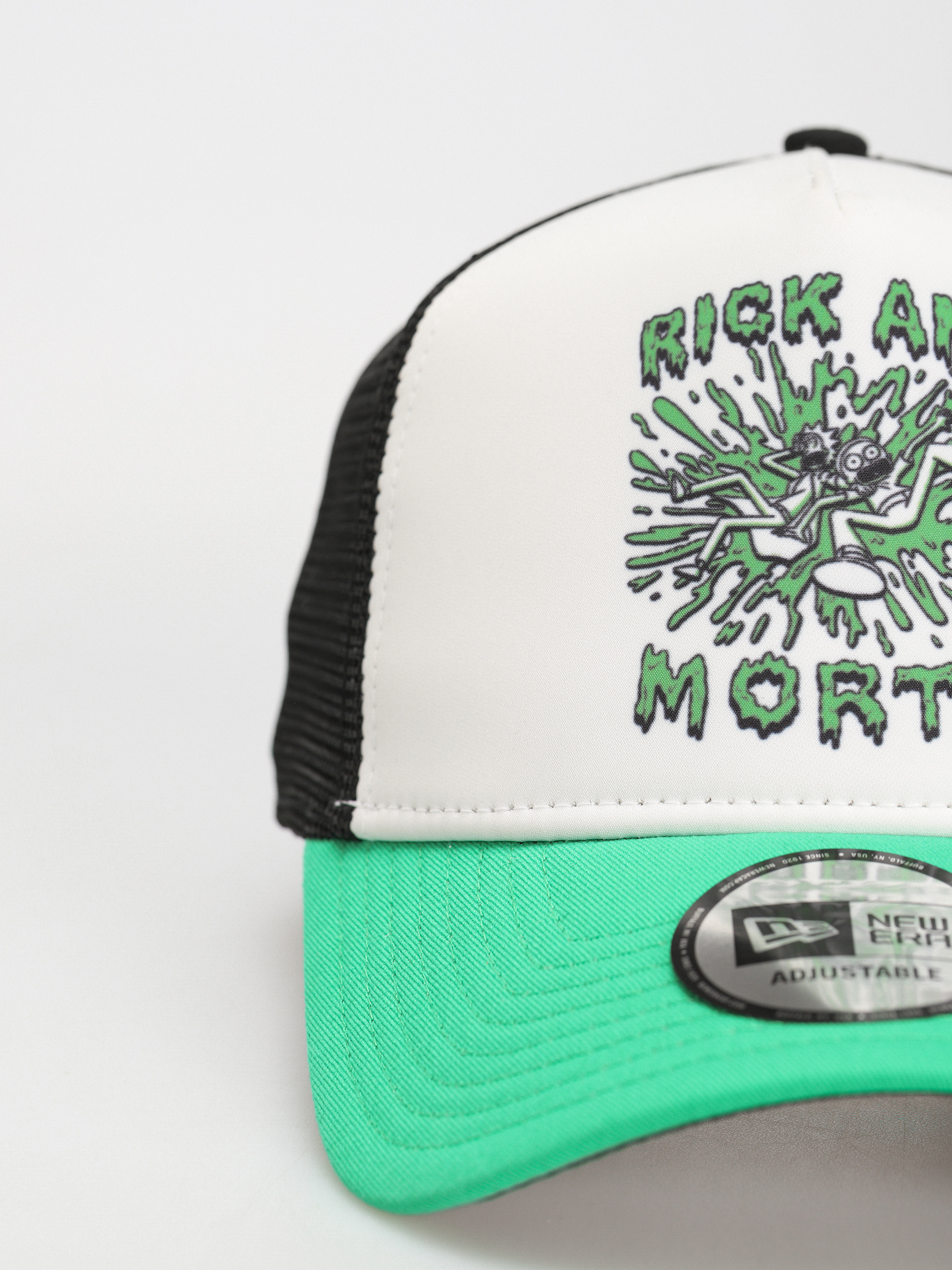 Baseball sapka New Era Character Trucker Rick And Morty (green/black)