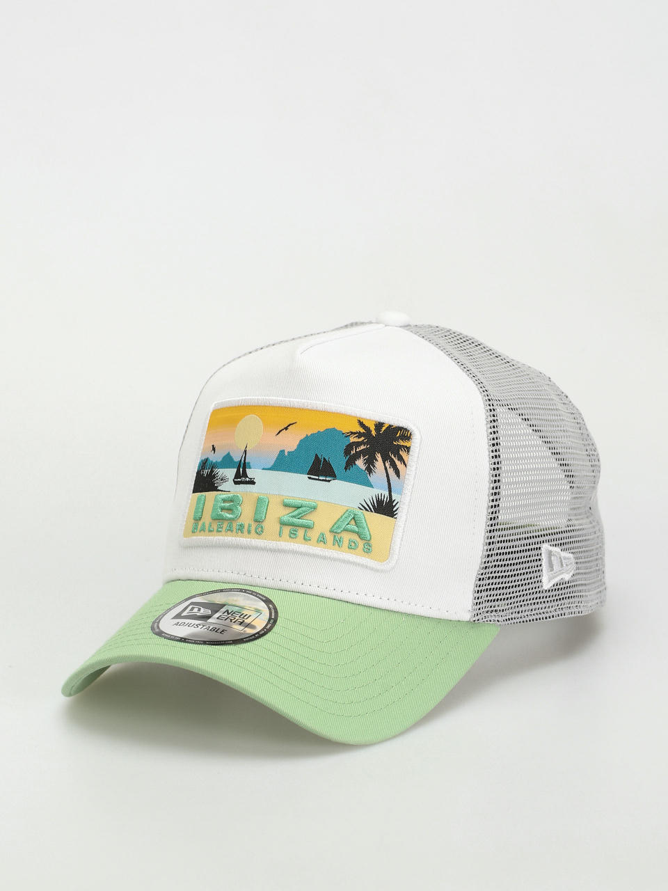 Baseball sapka New Era Summer Trucker (green/grey)