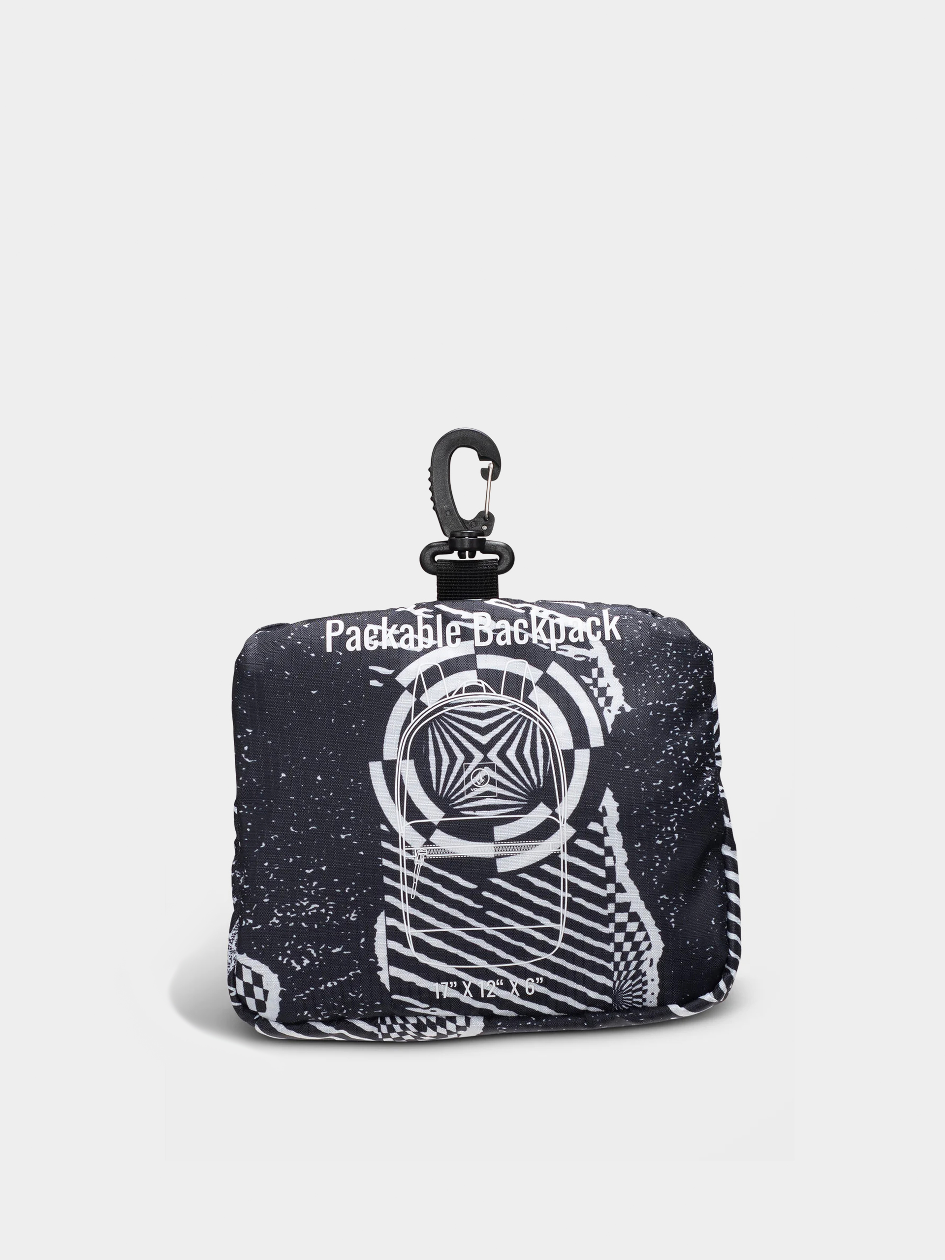 Hátizsák Volcom Bt Packable (black/white)
