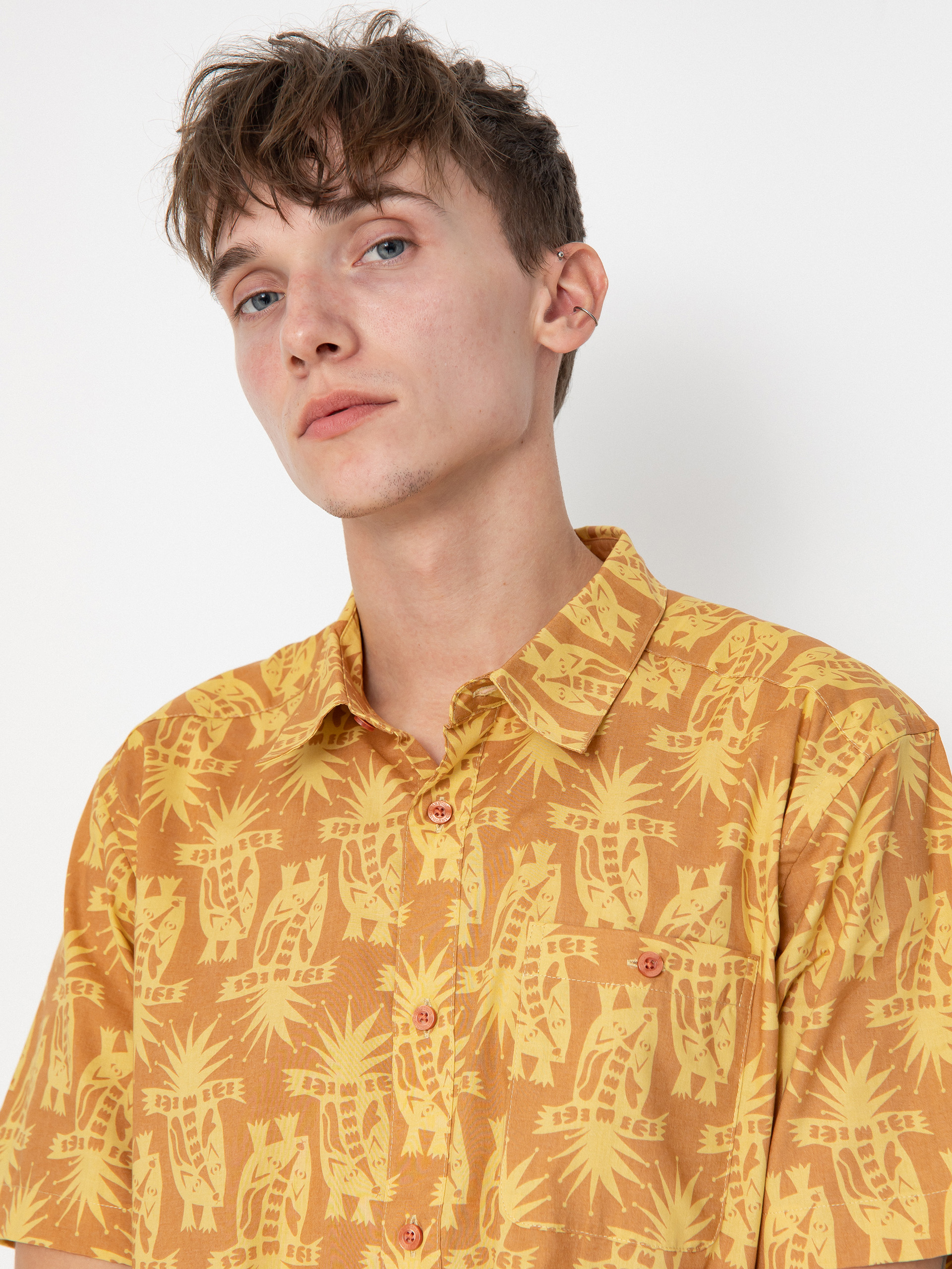 Ing Patagonia Go To Shirt (skunks sienna clay)