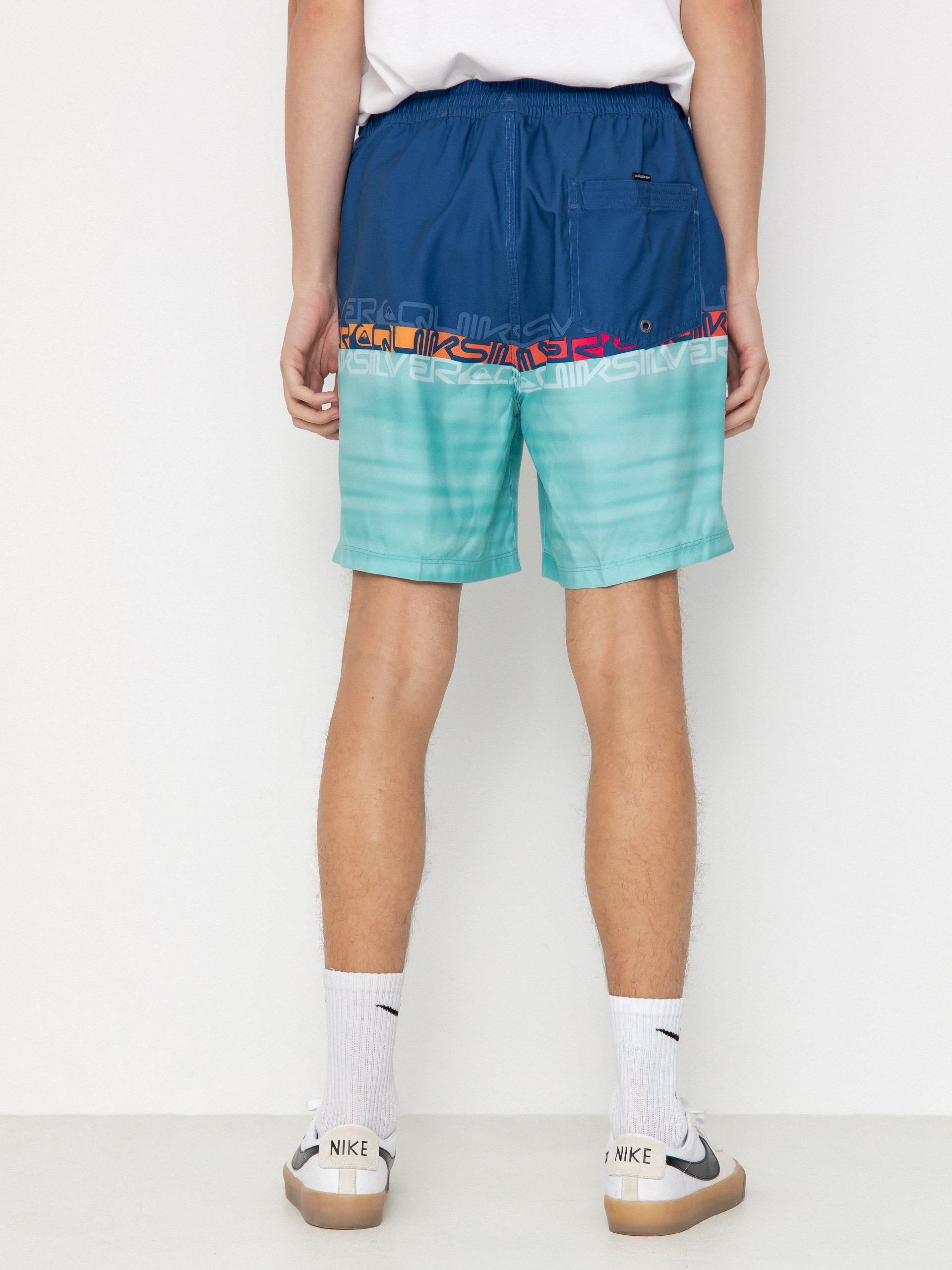 Rövidnadrág Quiksilver Everyday Wordblock Volley 17 (monaco blue)