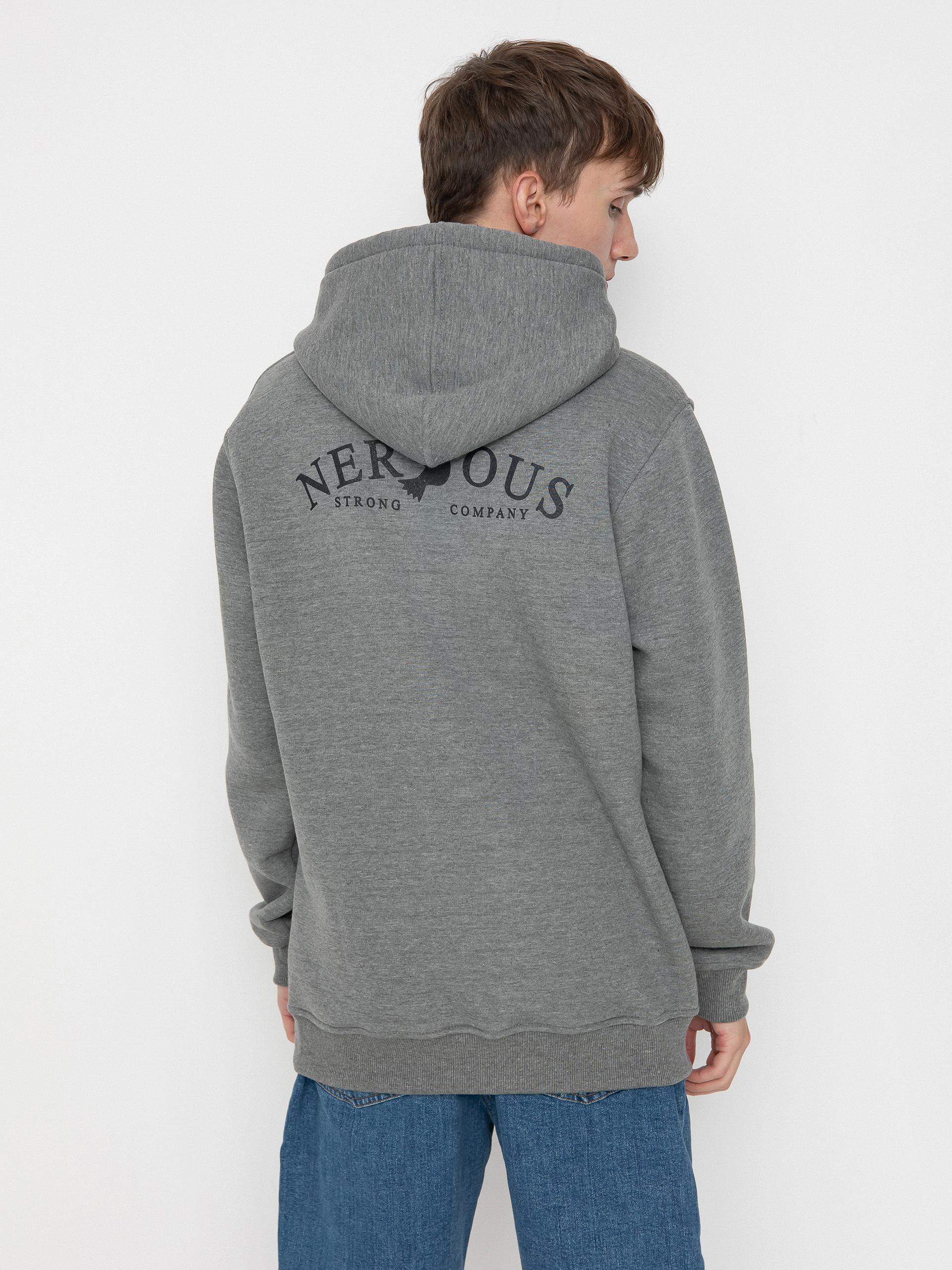 Kapucnis pulu00f3ver Nervous Small Classic Arc HD (light heather)