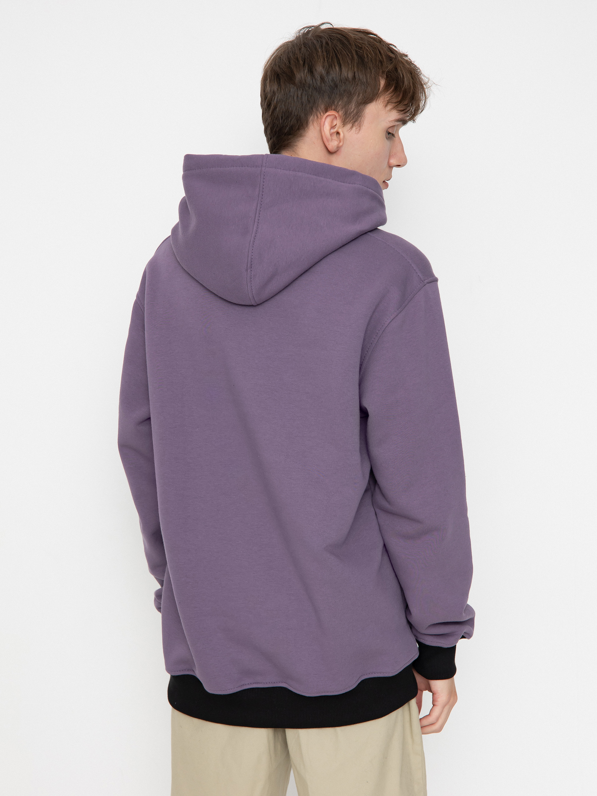 Kapucnis pulóver Nervous Classic 3D HD (violet)