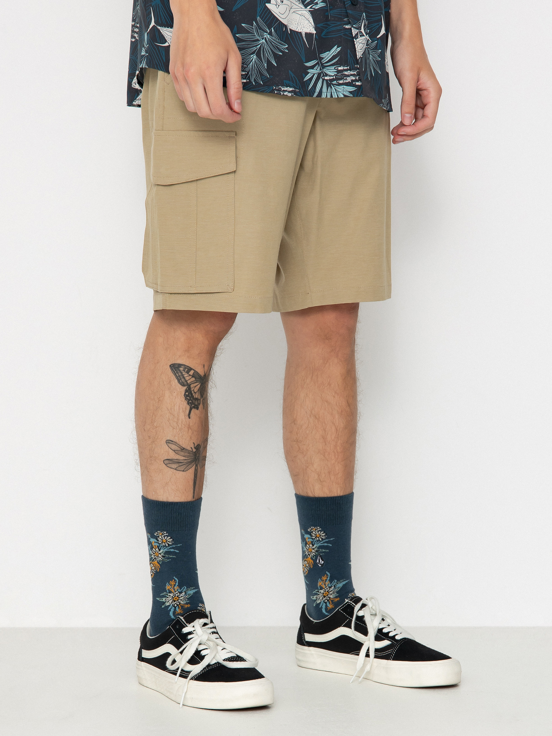 Rövidnadrág Rip Curl Boardwalk Trail Cargo (dark khaki)