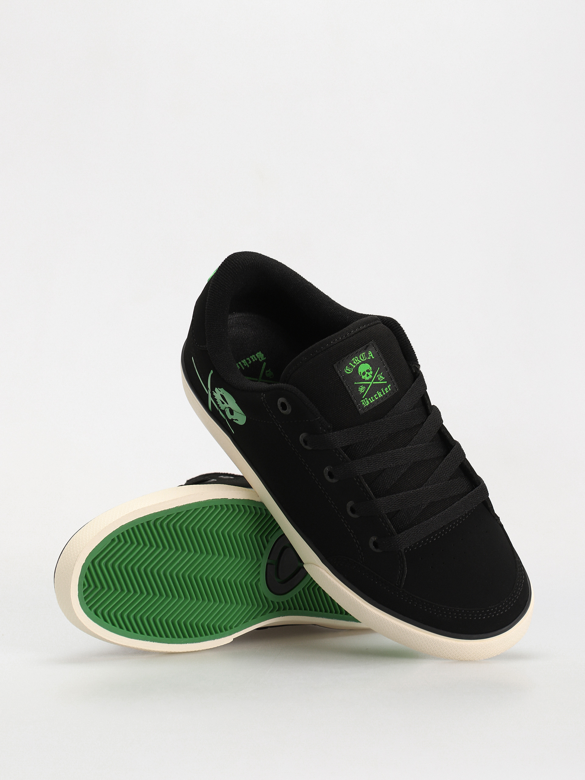 Circa Buckler Sk Cipők (black/fluo green)