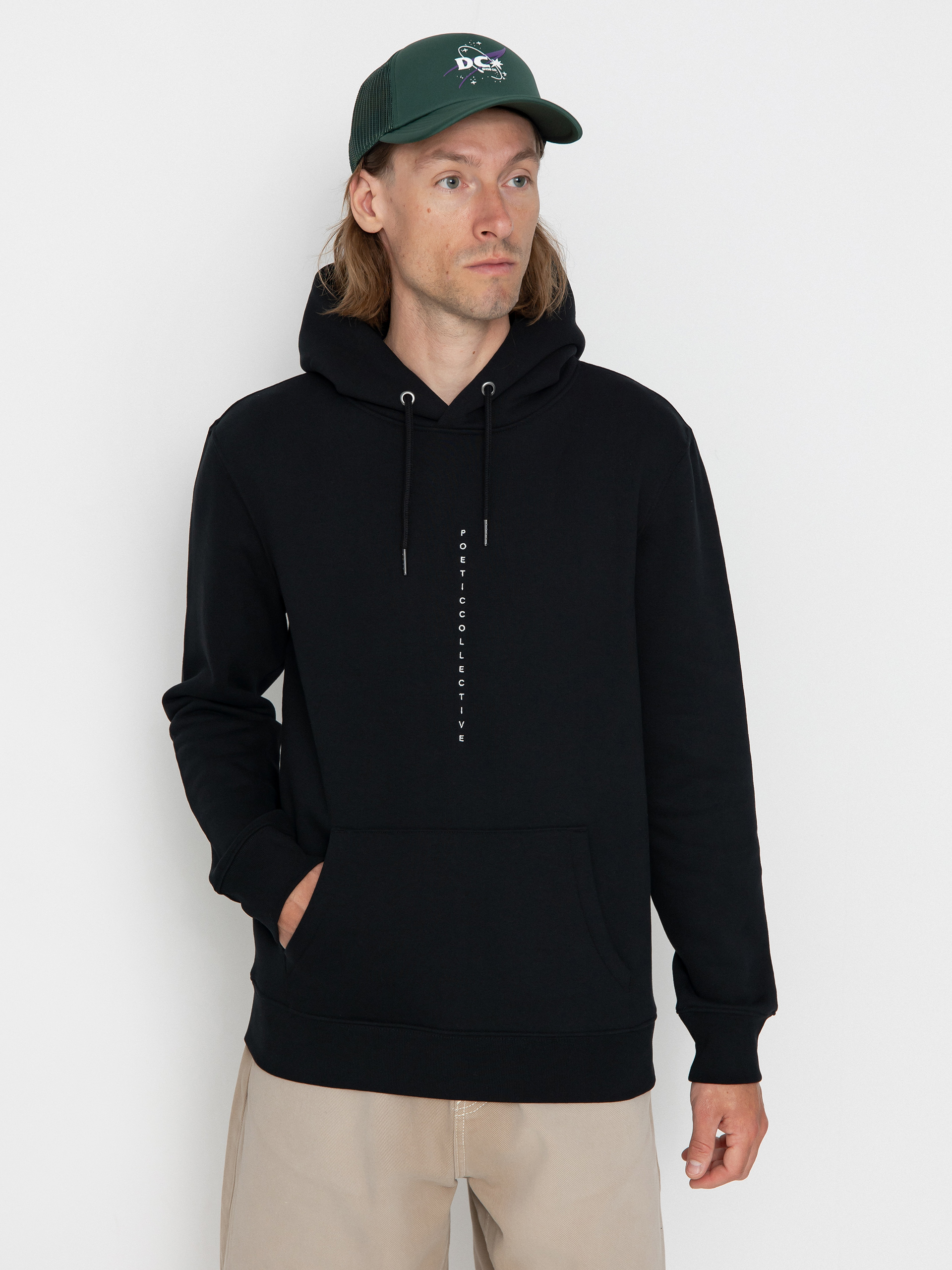 Poetic Collective Fear Sketch HD Kapucnis pulóver (black)