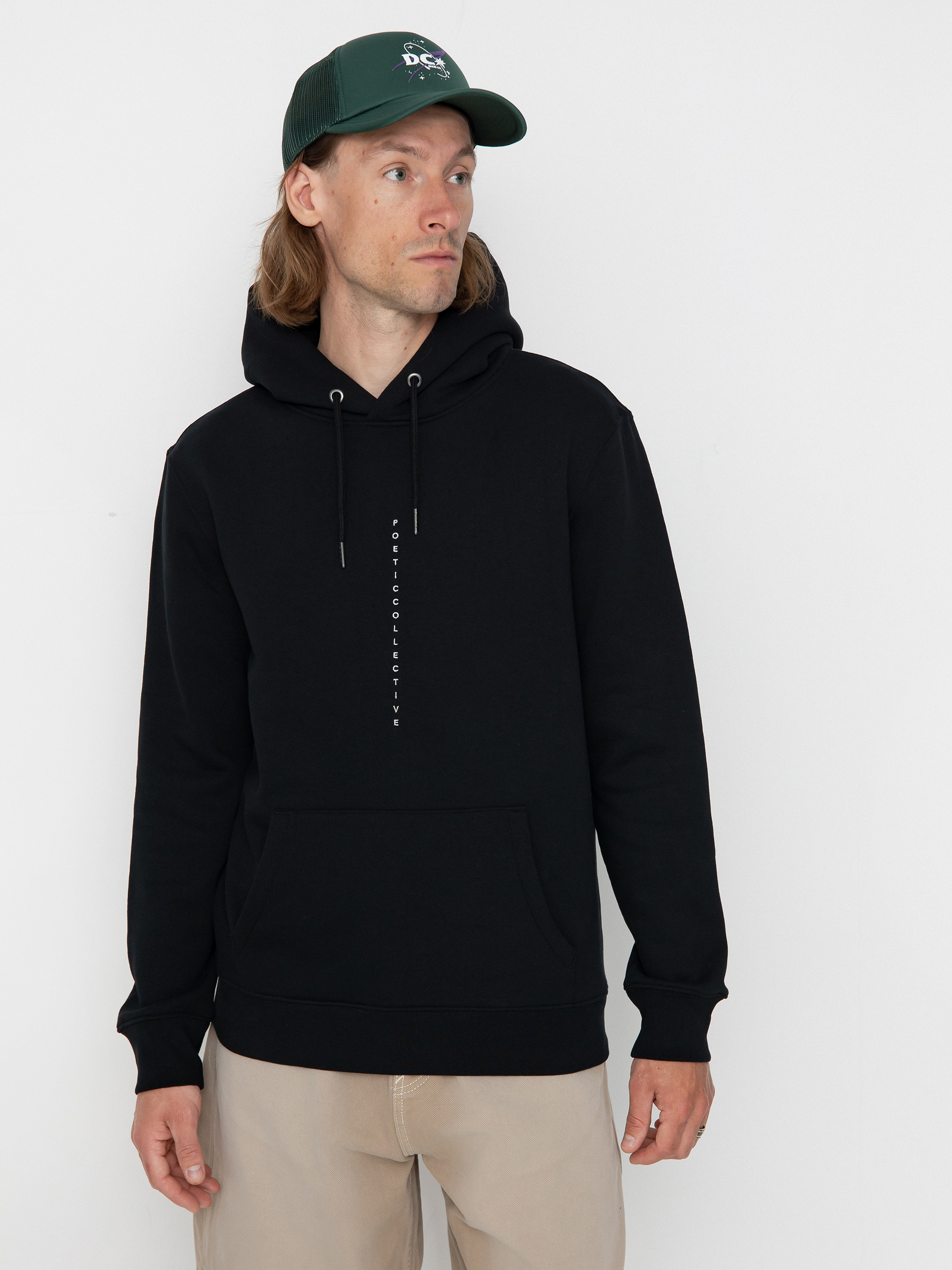 Poetic Collective Fear Sketch HD Kapucnis pulóver (black)