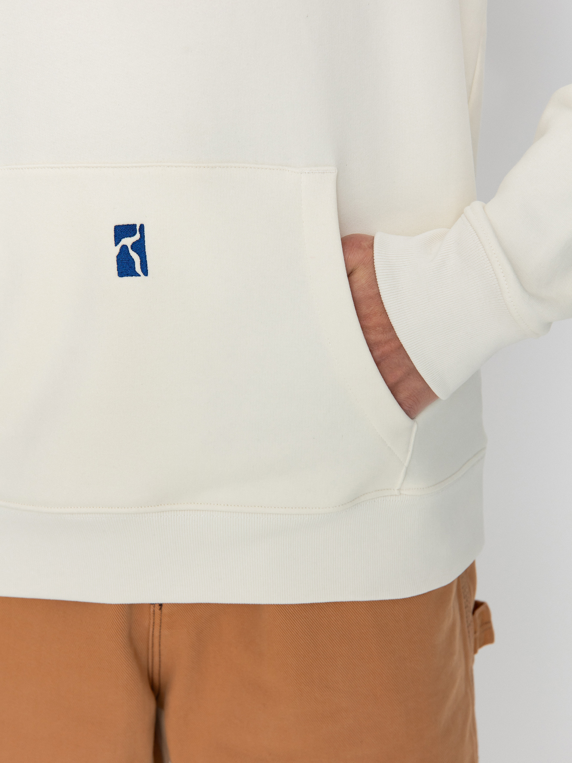 Poetic Collective Strokes HD Kapucnis pulóver (ivory)