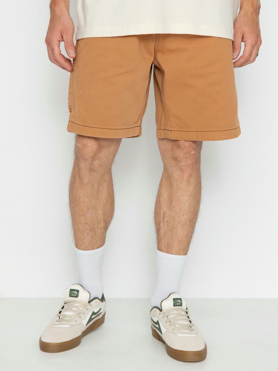 Rövidnadrág DC Carpenter Baggy Short (brown overdye)