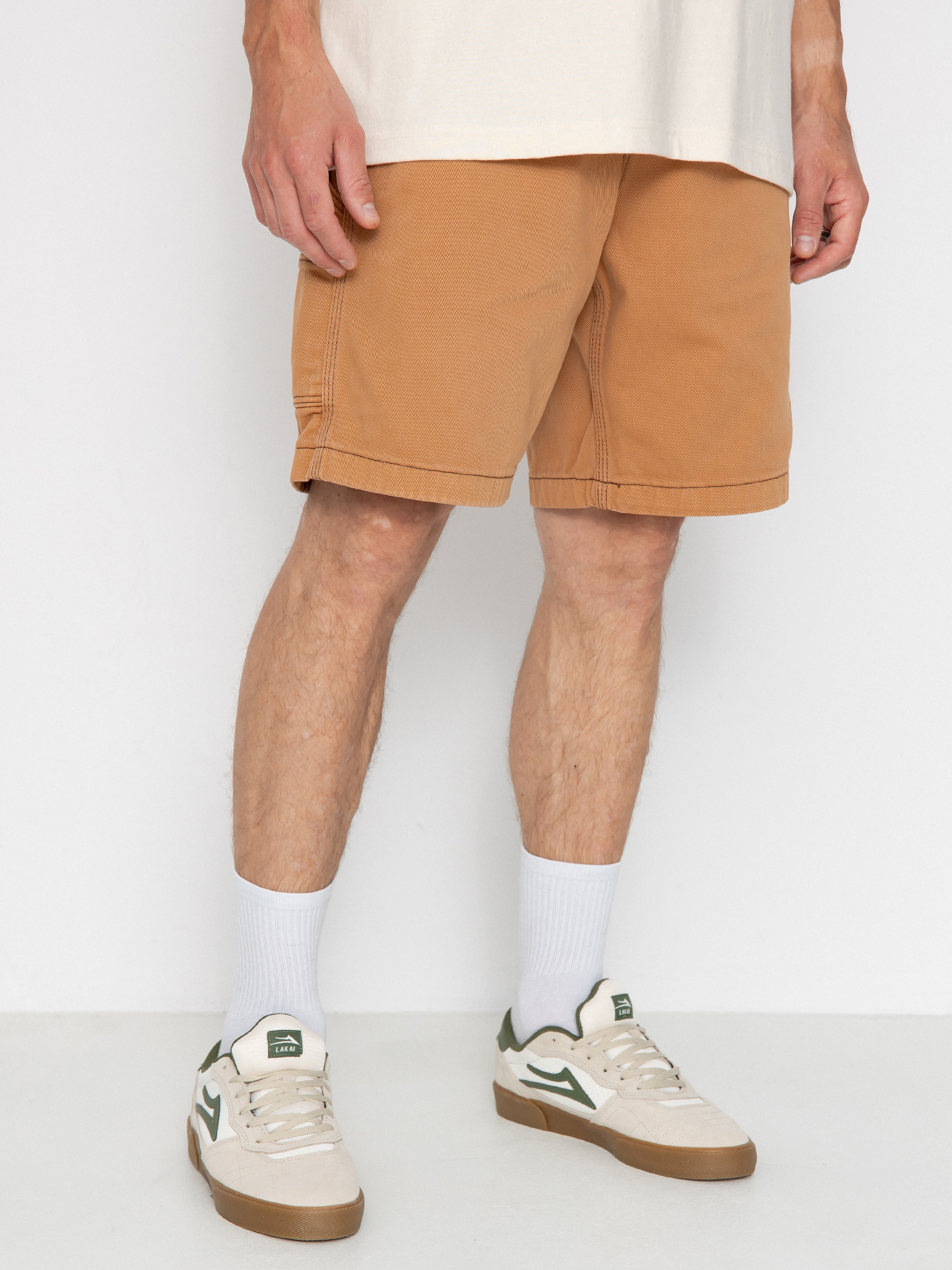 Rövidnadrág DC Carpenter Baggy Short (brown overdye)