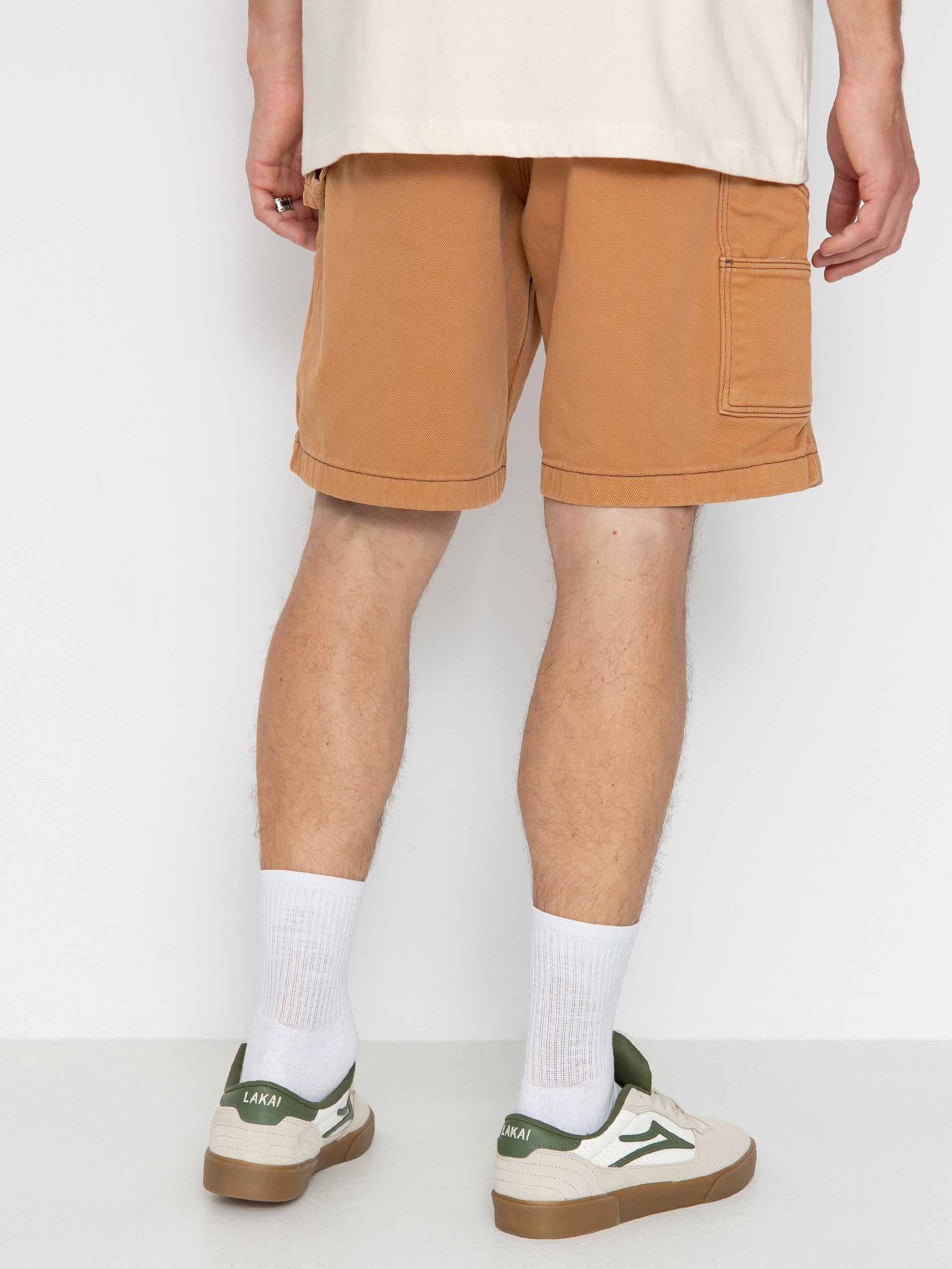 Rövidnadrág DC Carpenter Baggy Short (brown overdye)