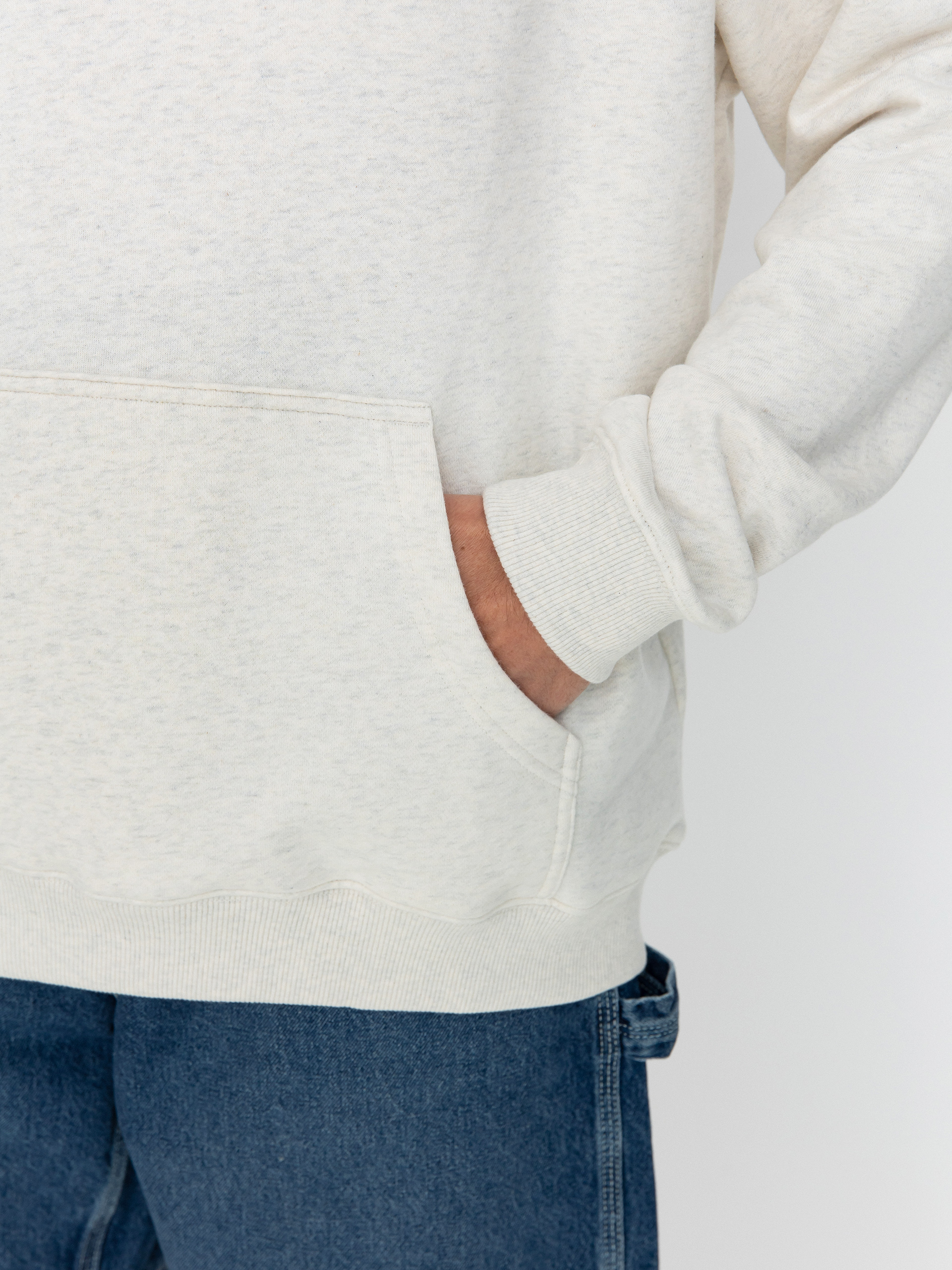 Kapucnis pulóver DC Size Matters HD (snow heather)