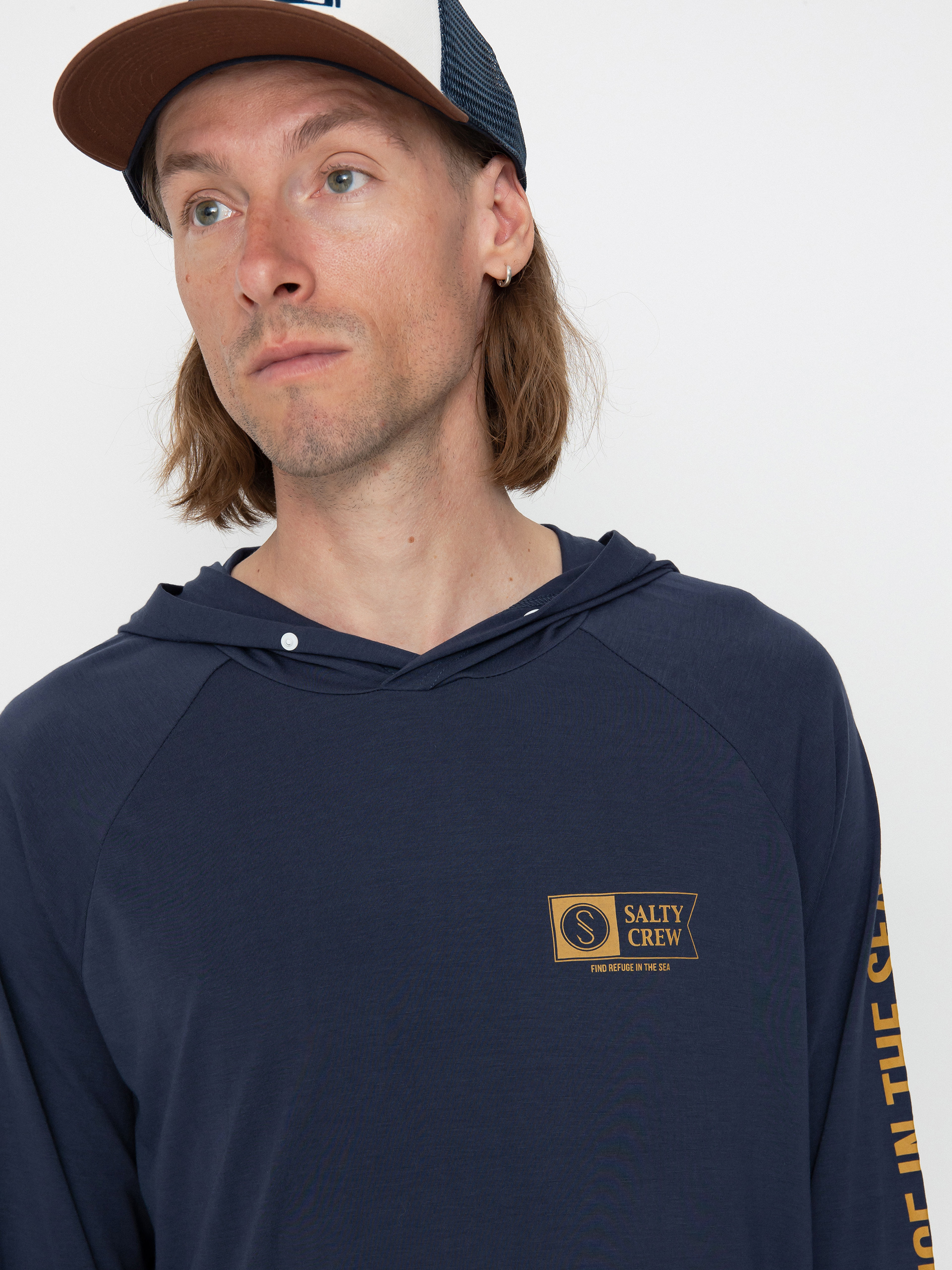 Salty Crew Mariner HD Kapucnis pulóver (navy)