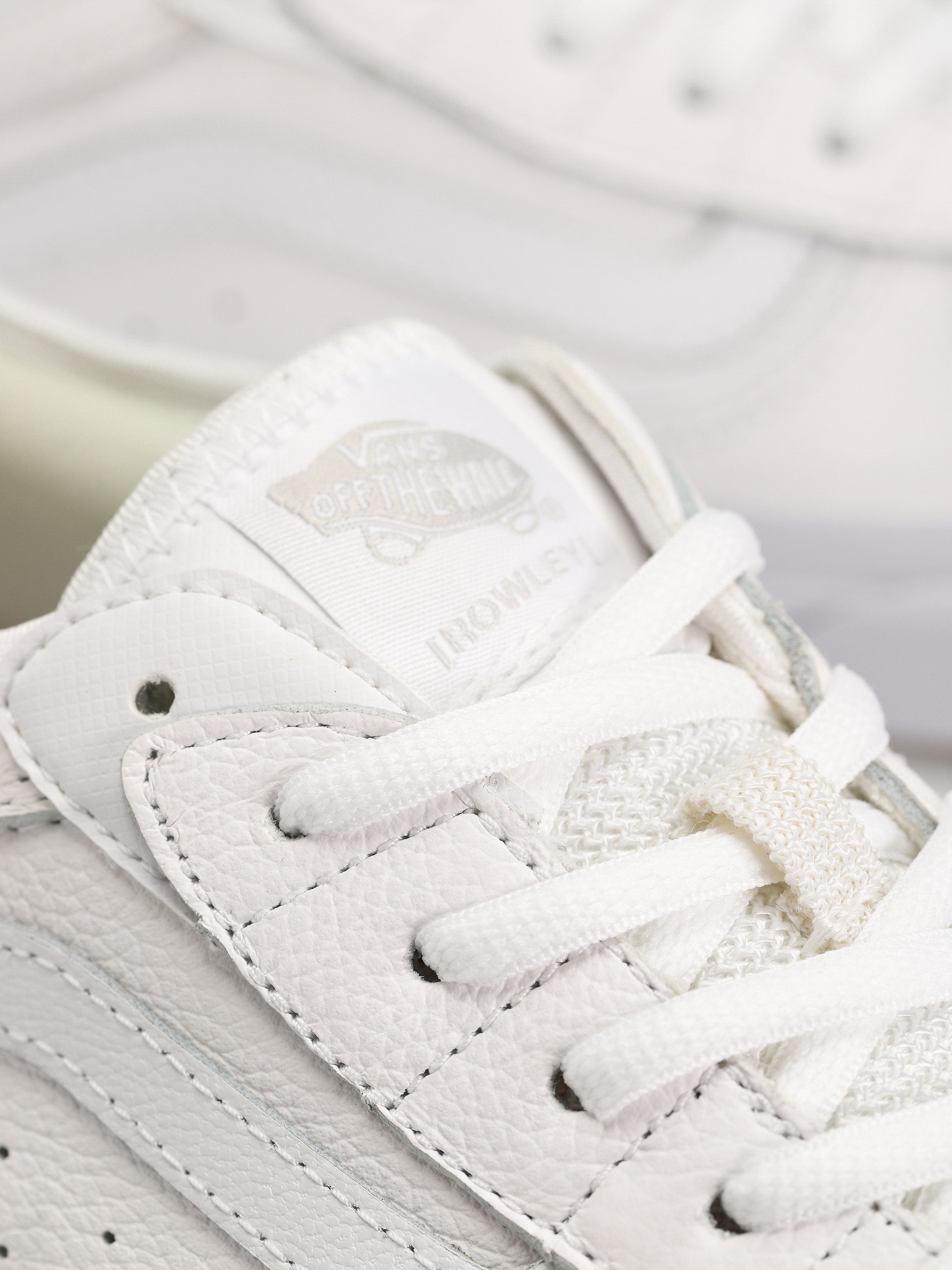 Vans Skate Rowley Cipők (leather white/white)