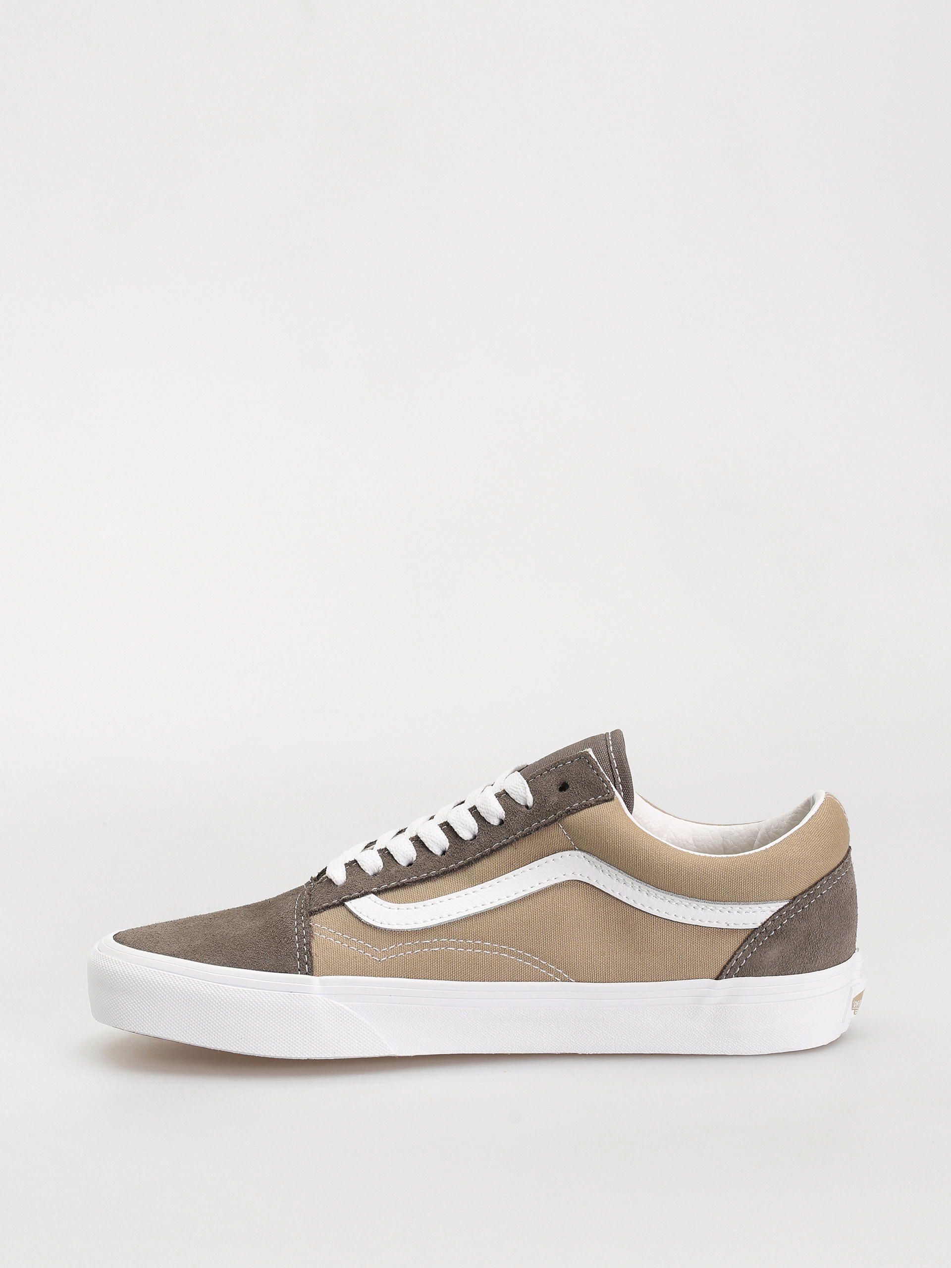 Cipők Vans Old Skool (canvas/suede block brown)