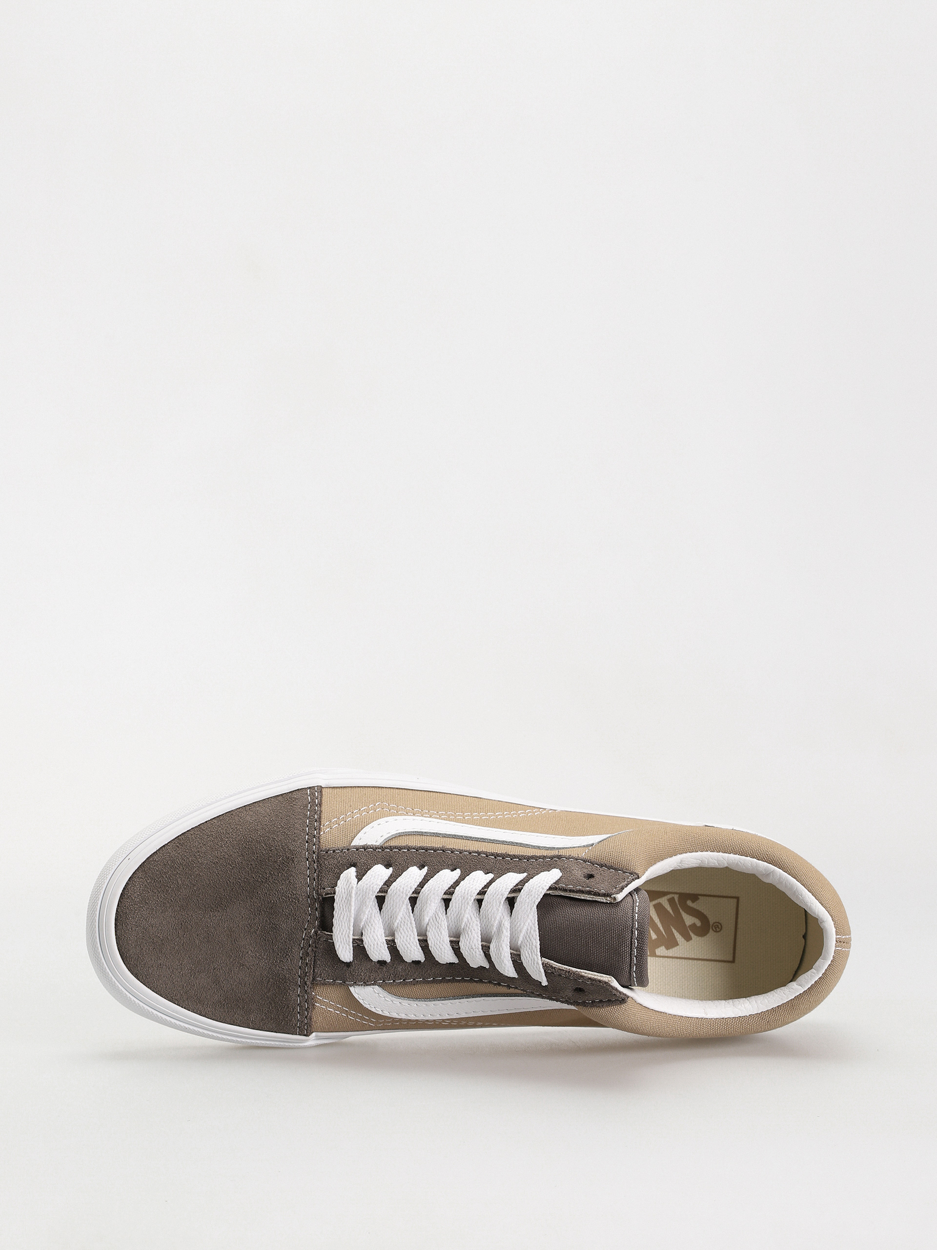 Cipők Vans Old Skool (canvas/suede block brown)