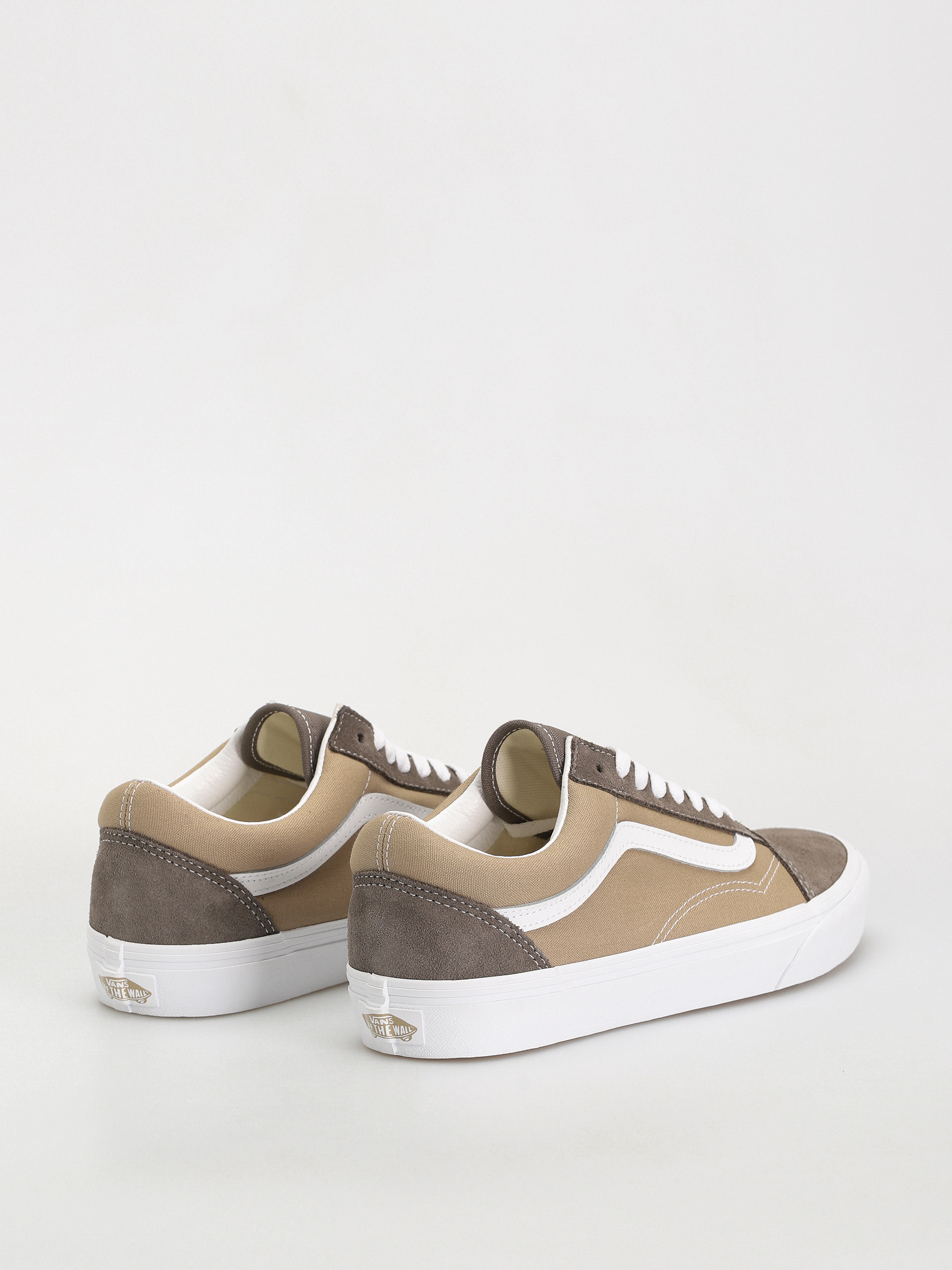Cipők Vans Old Skool (canvas/suede block brown)