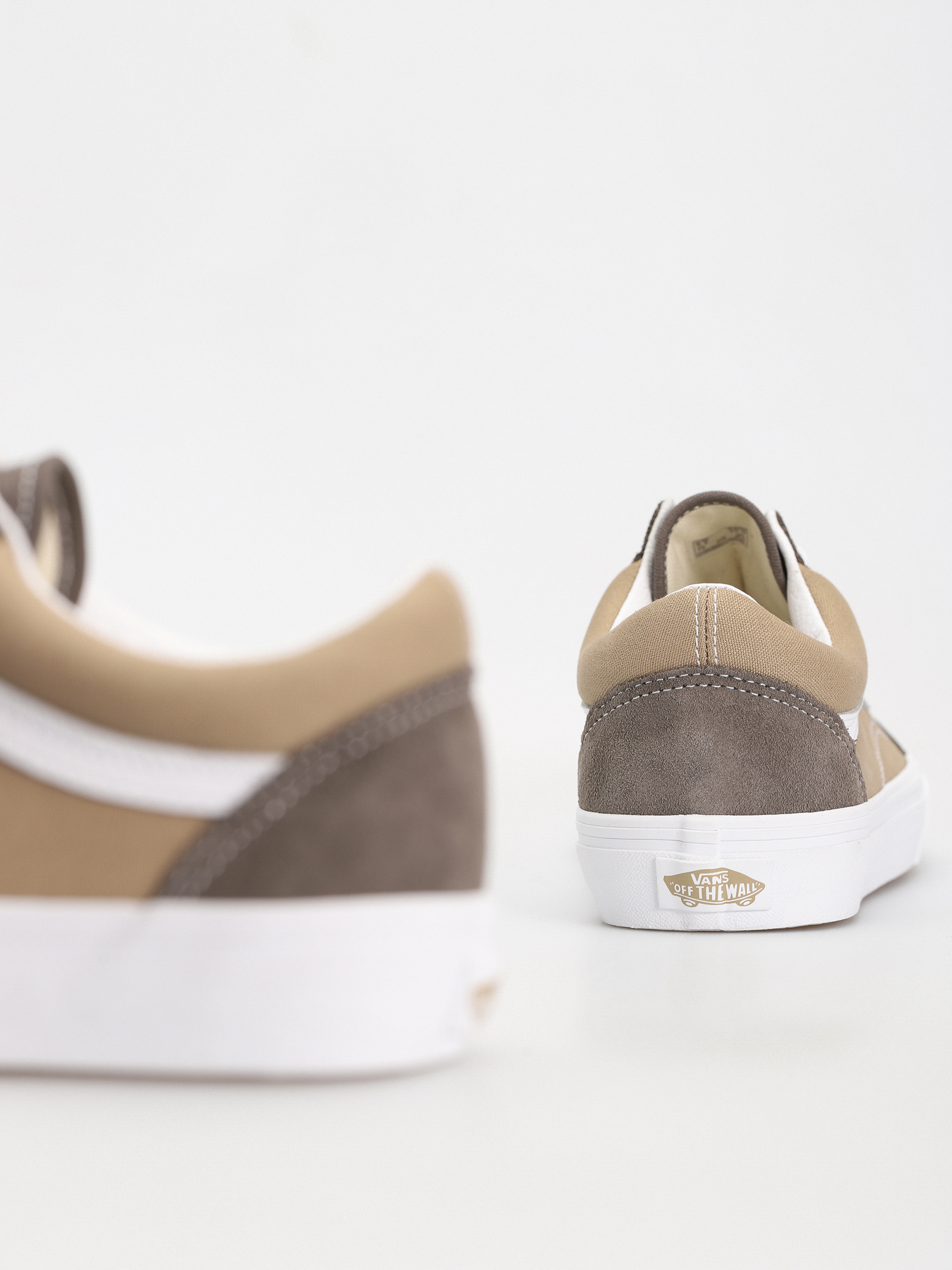 Cipők Vans Old Skool (canvas/suede block brown)