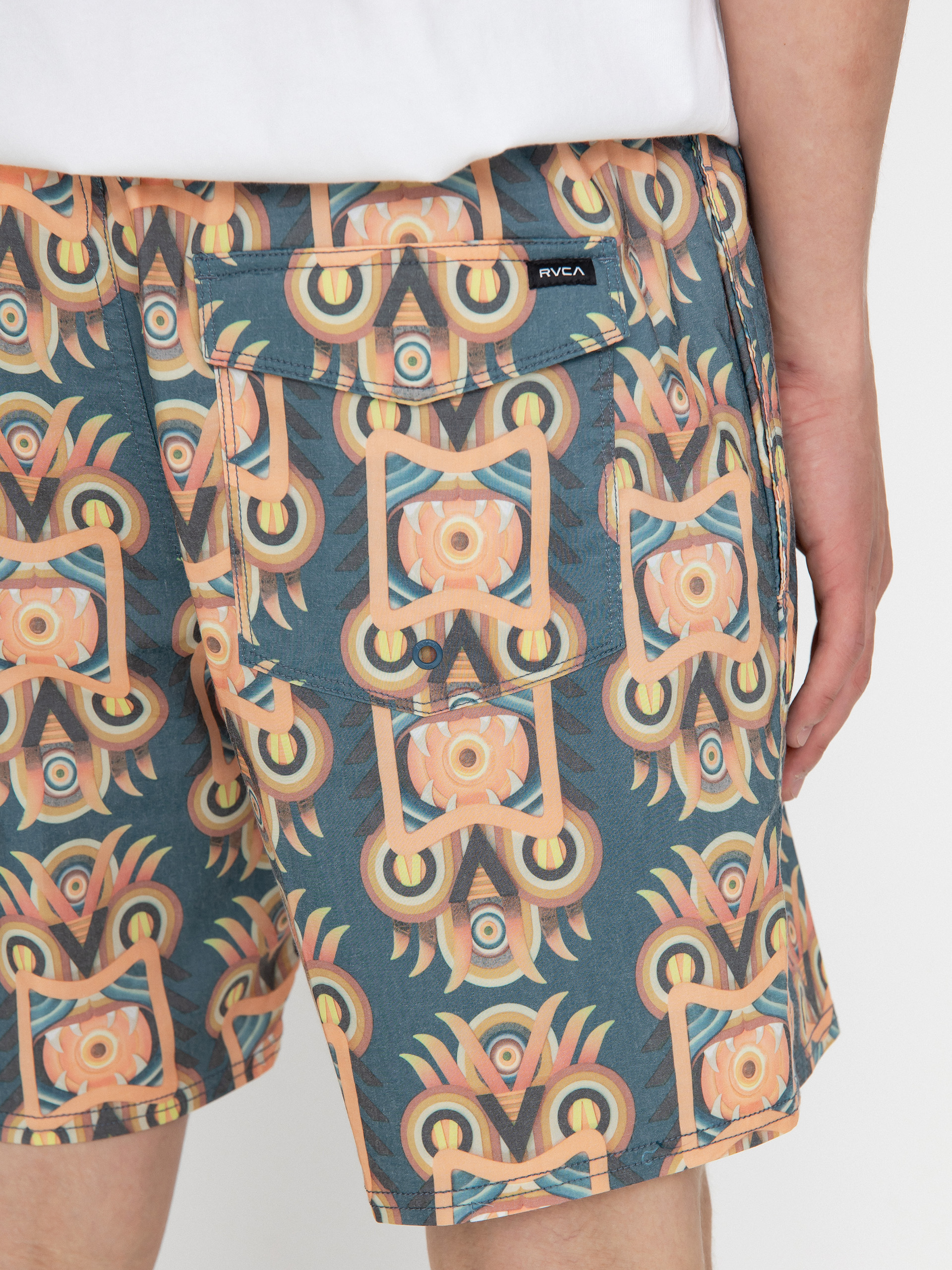 RVCA Redondo Elastic Boardshort (cool blue)