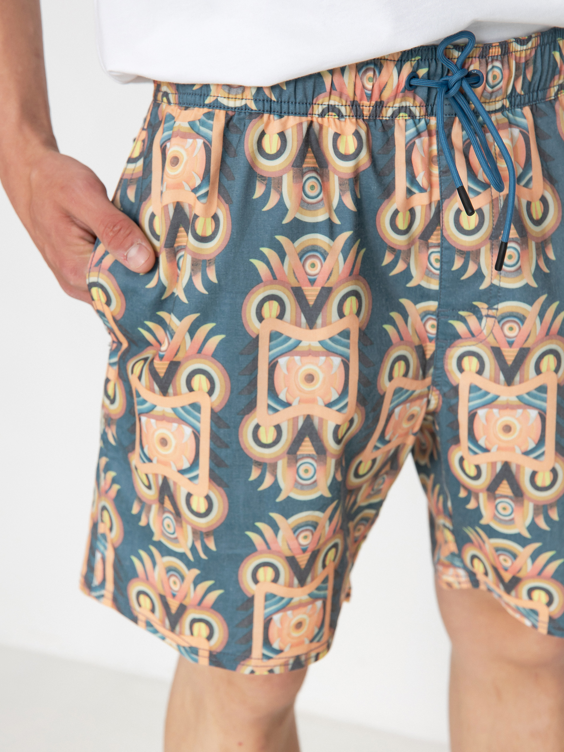 RVCA Redondo Elastic Boardshort (cool blue)