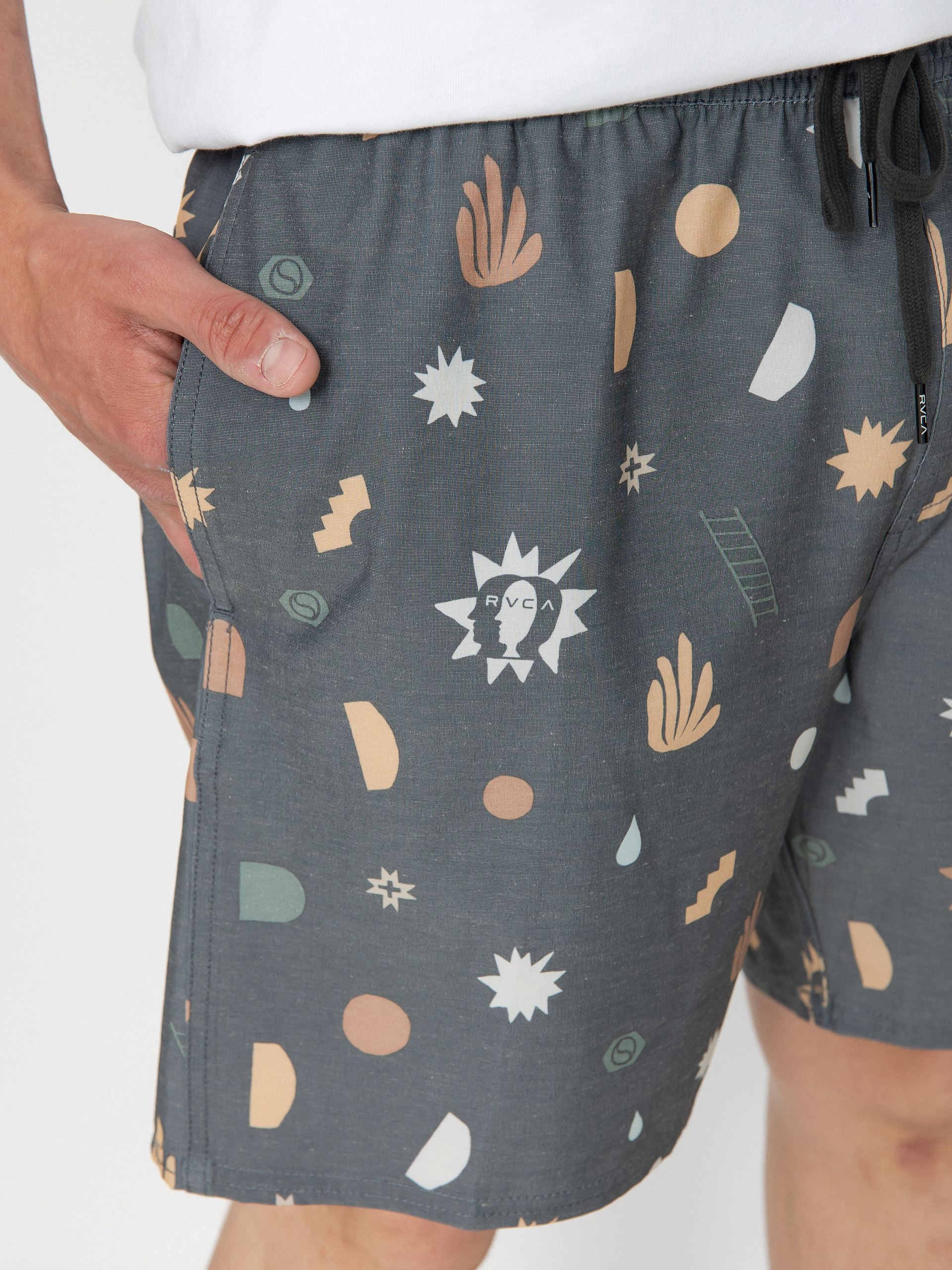 RVCA Atlas Elastic Boardshort (pirate black)