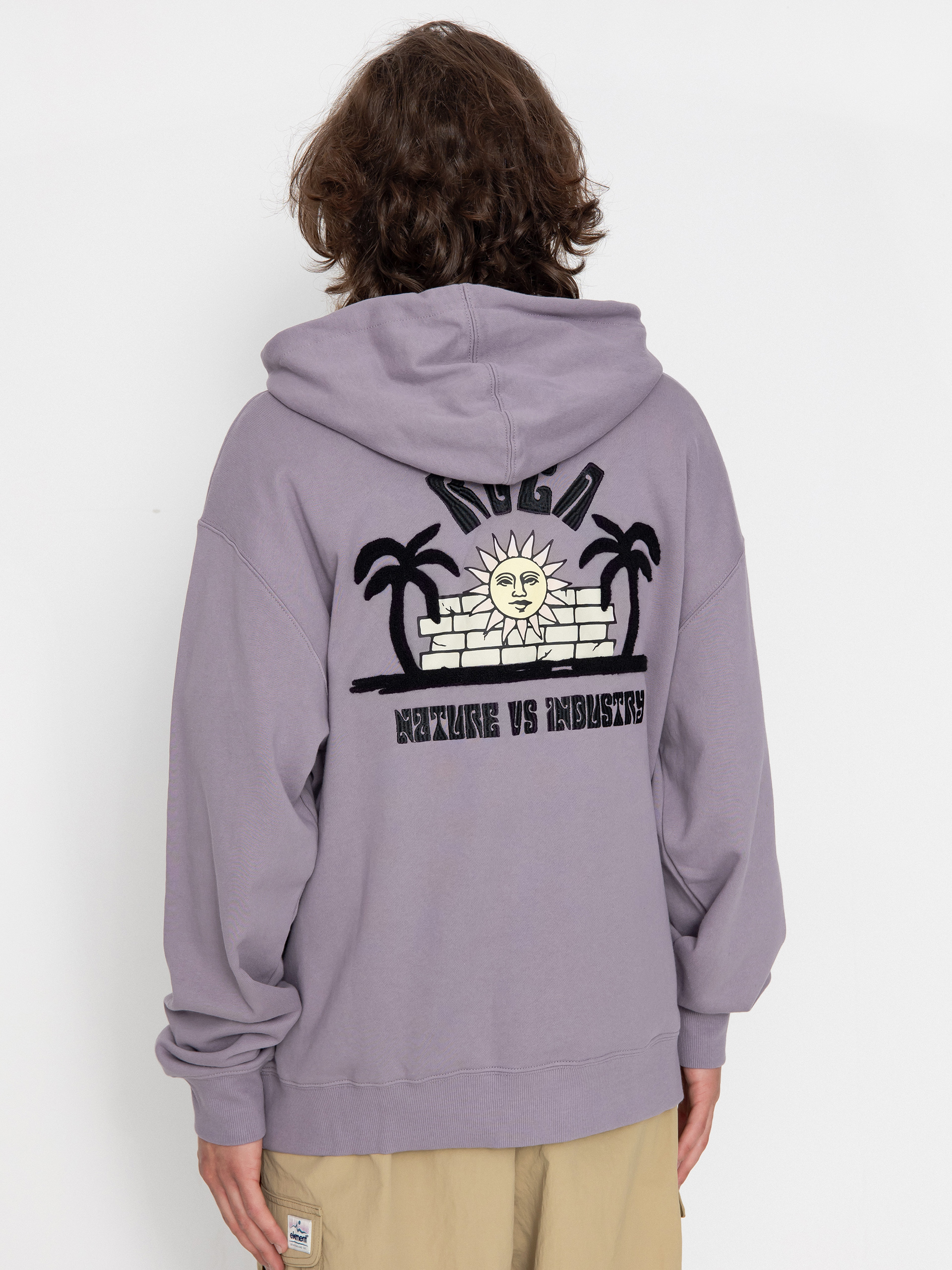 RVCA Sun Trap HD Kapucnis pulóver (gray ridge)