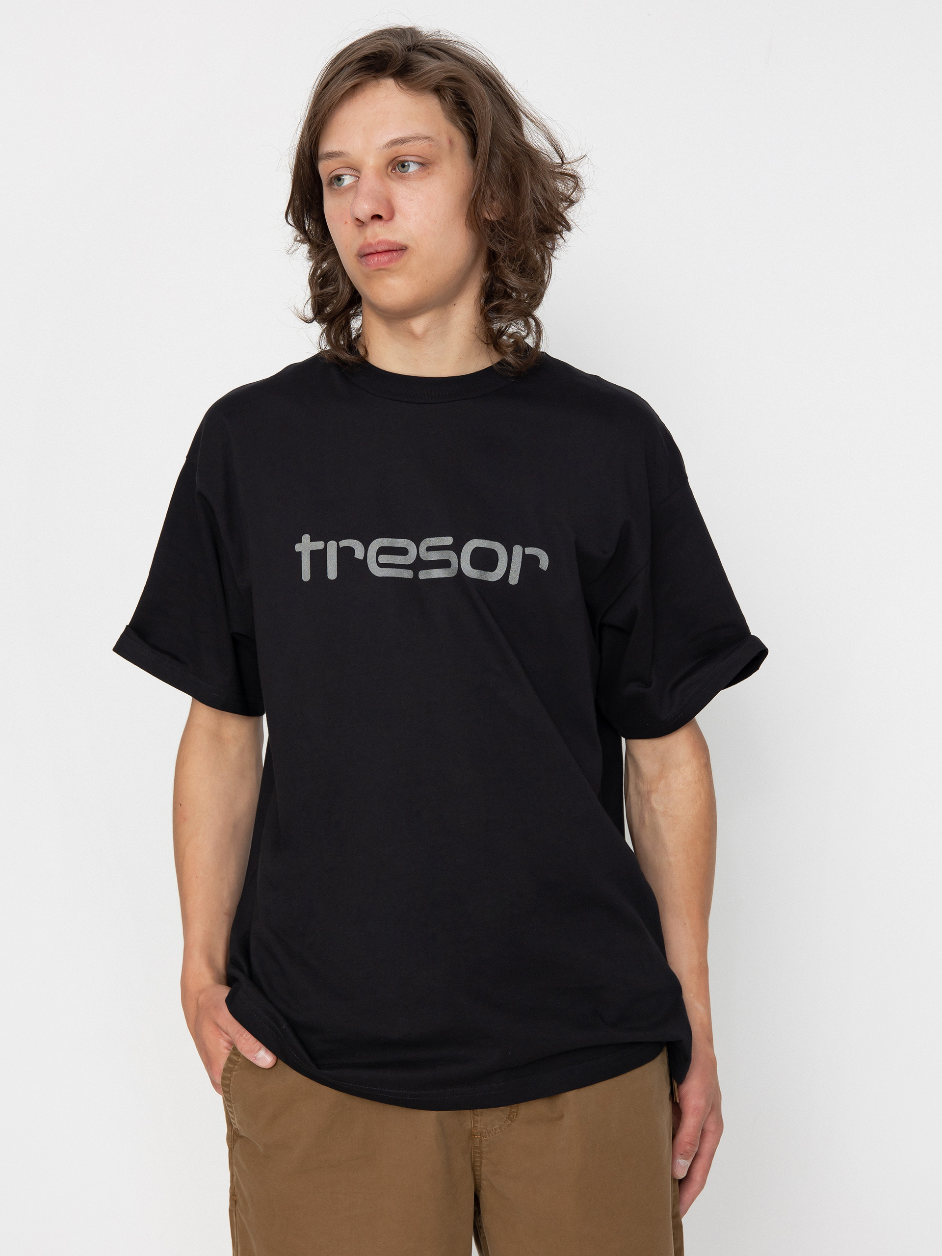Carhartt WIP X TRESOR Techno Alliance Póló (black/dark grey reflective)