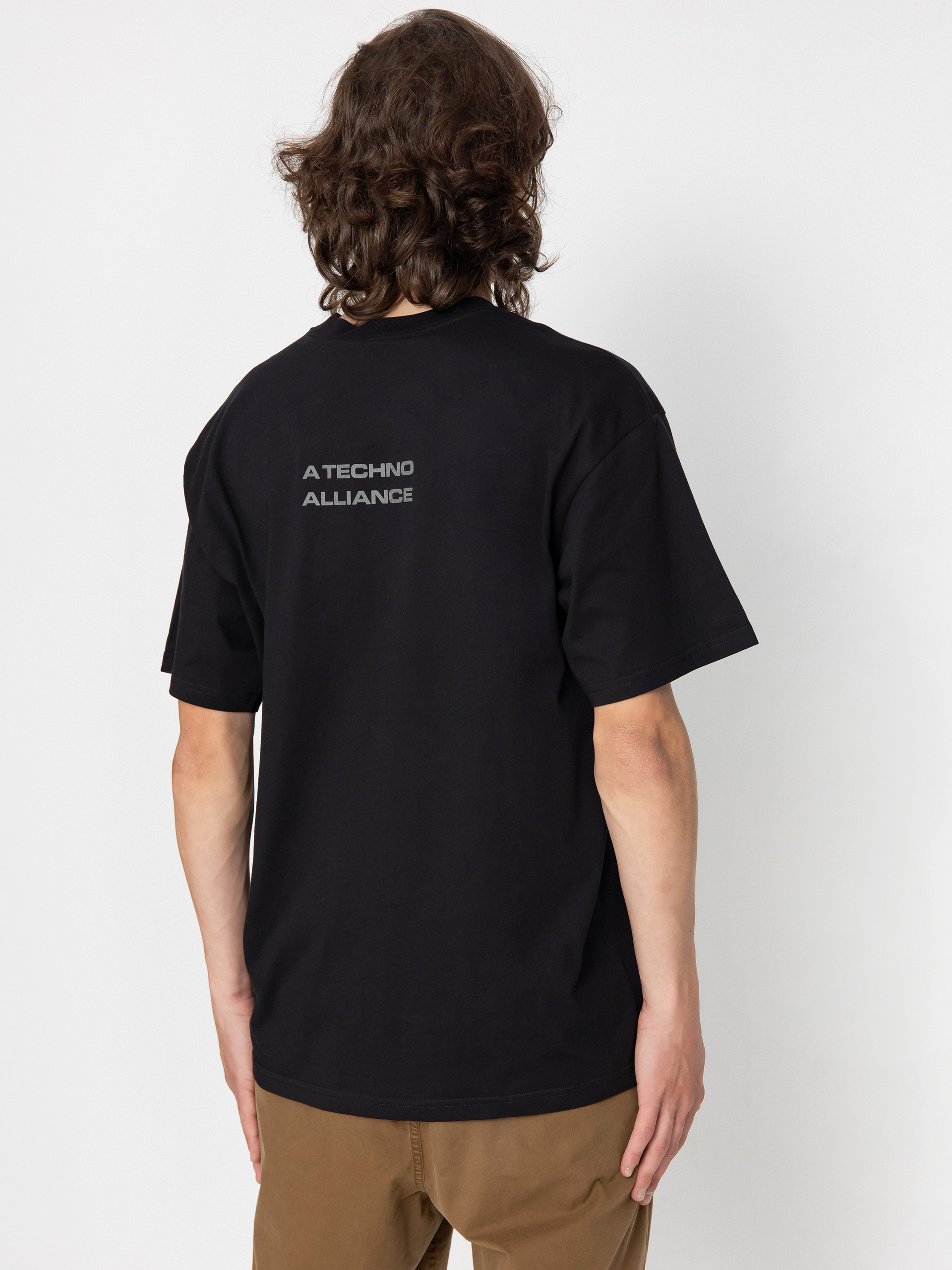 Carhartt WIP X TRESOR Techno Alliance Póló (black/dark grey reflective)