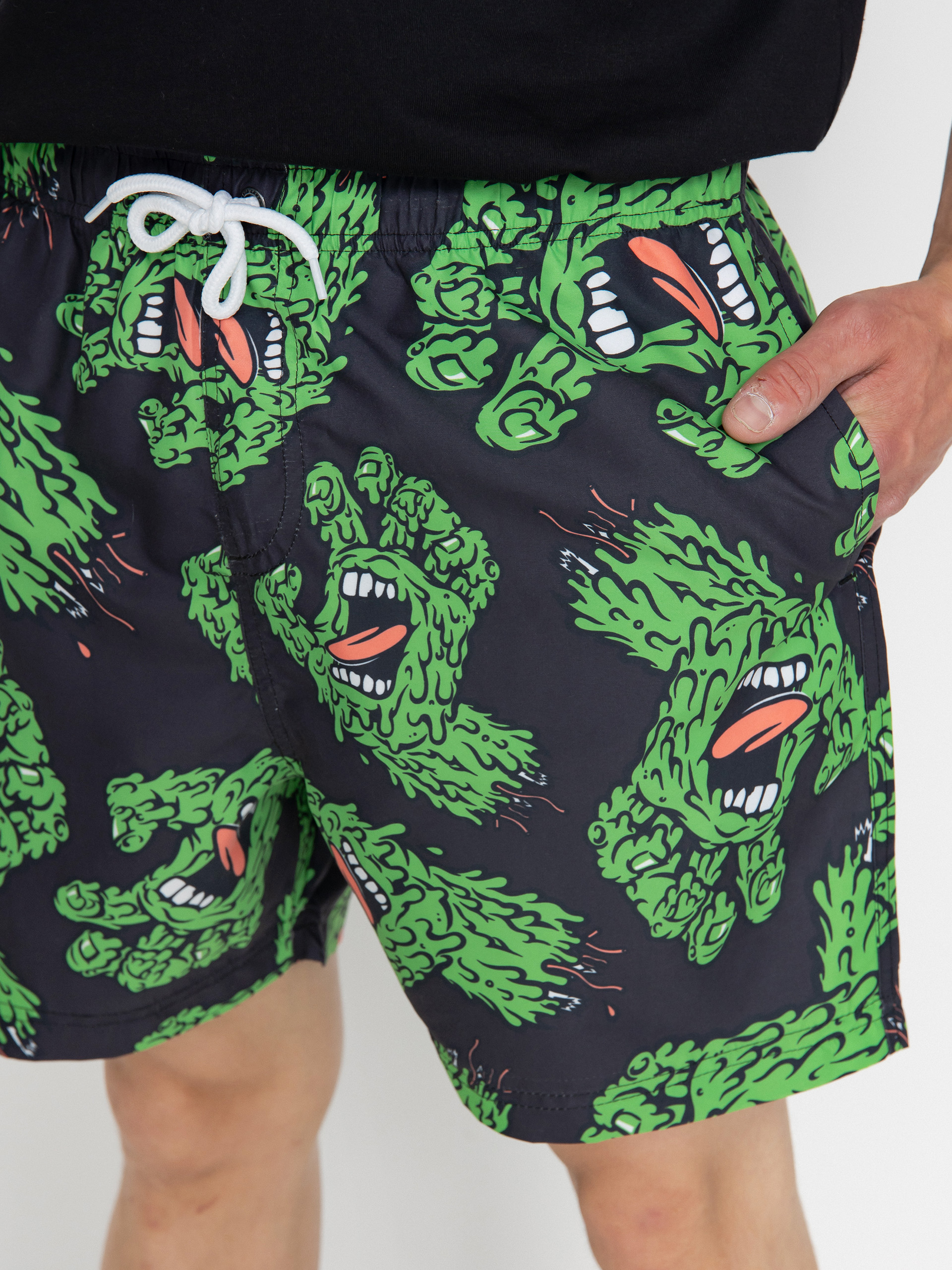 Rövidnadrág Santa Cruz Sb Hand Repeat (black)