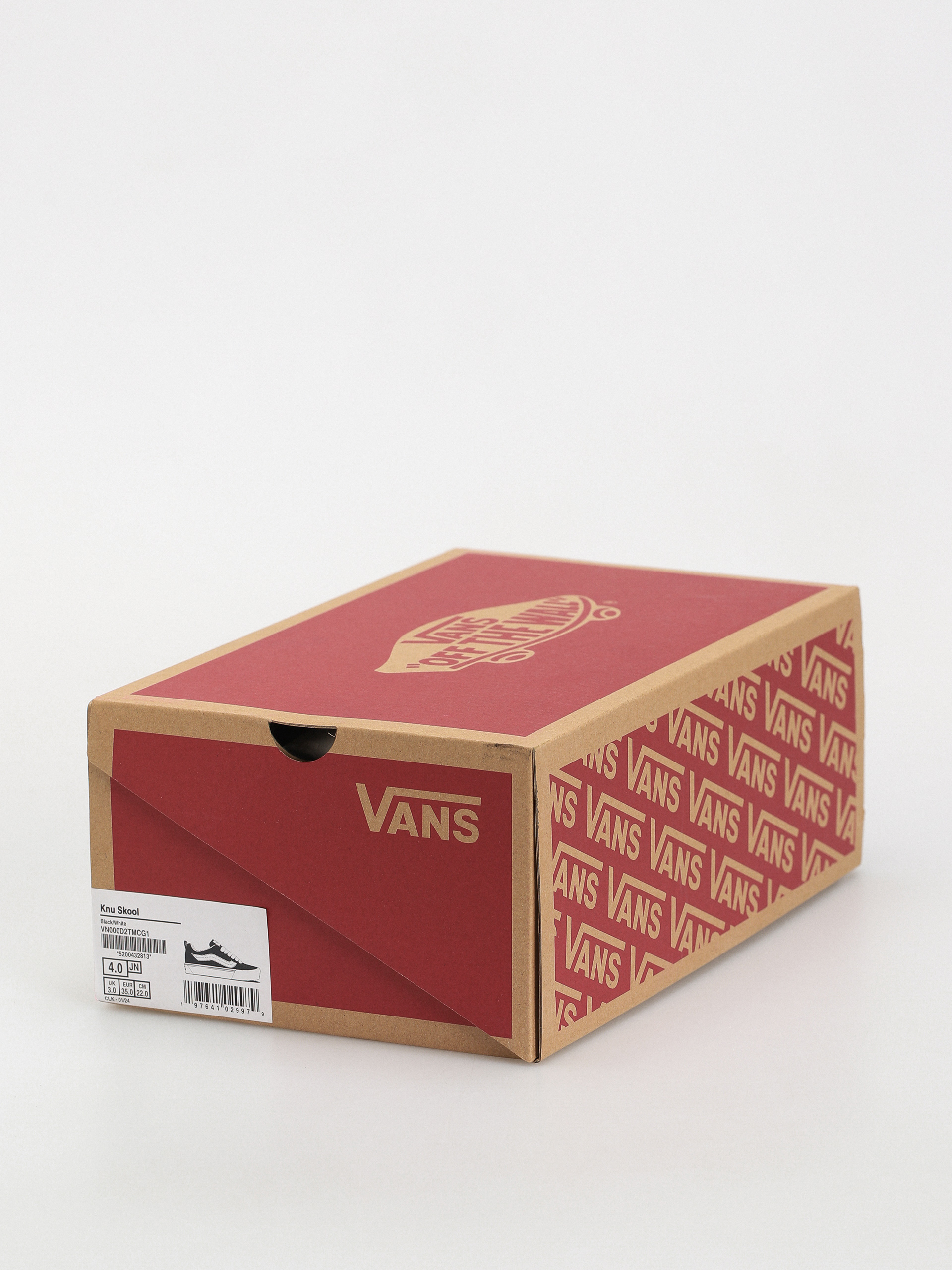 Vans Knu Skool JR Gyerekcipők (black/white)