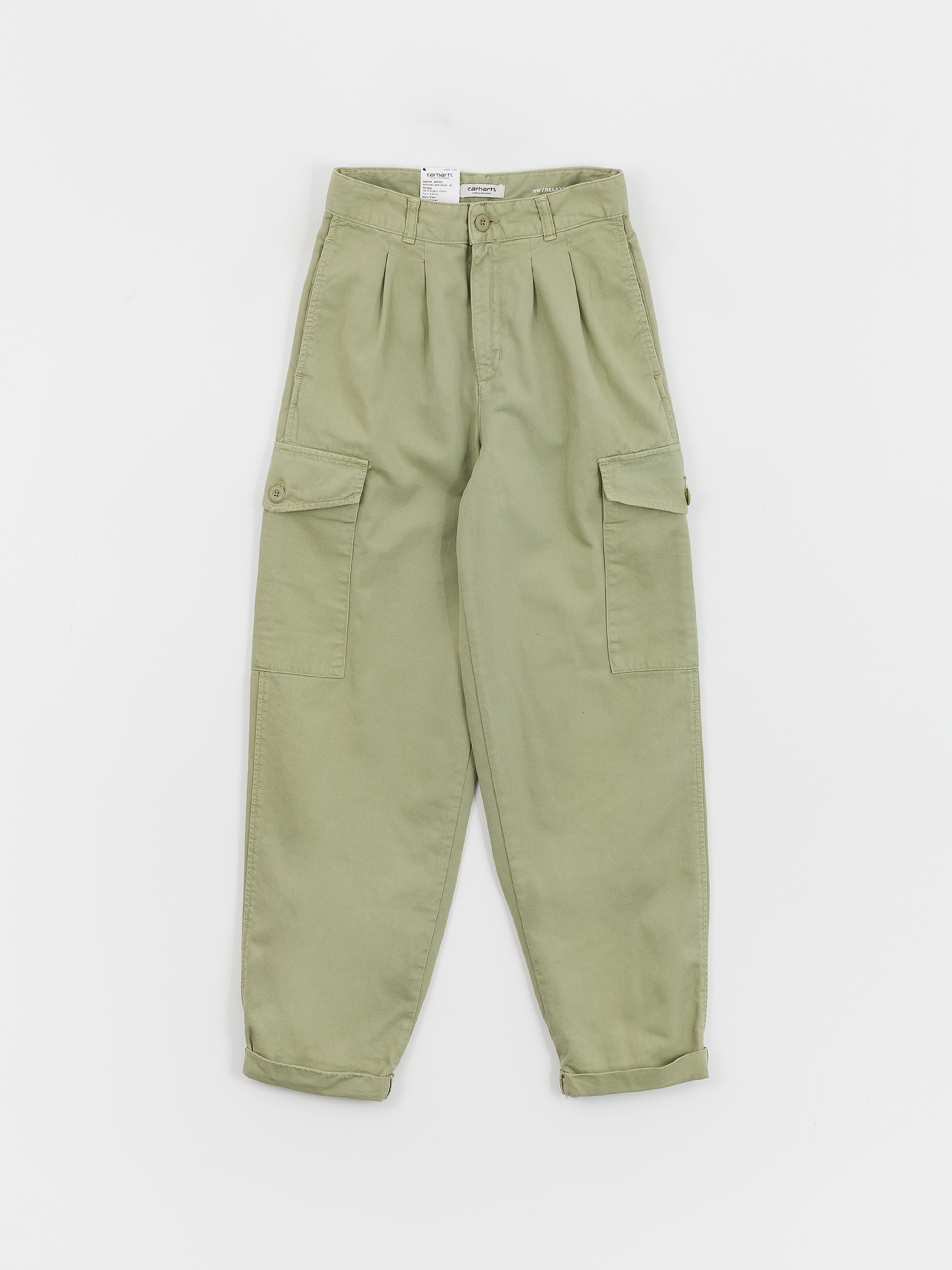 Carhartt WIP Collins Wmn Kisnadrág (misty green)