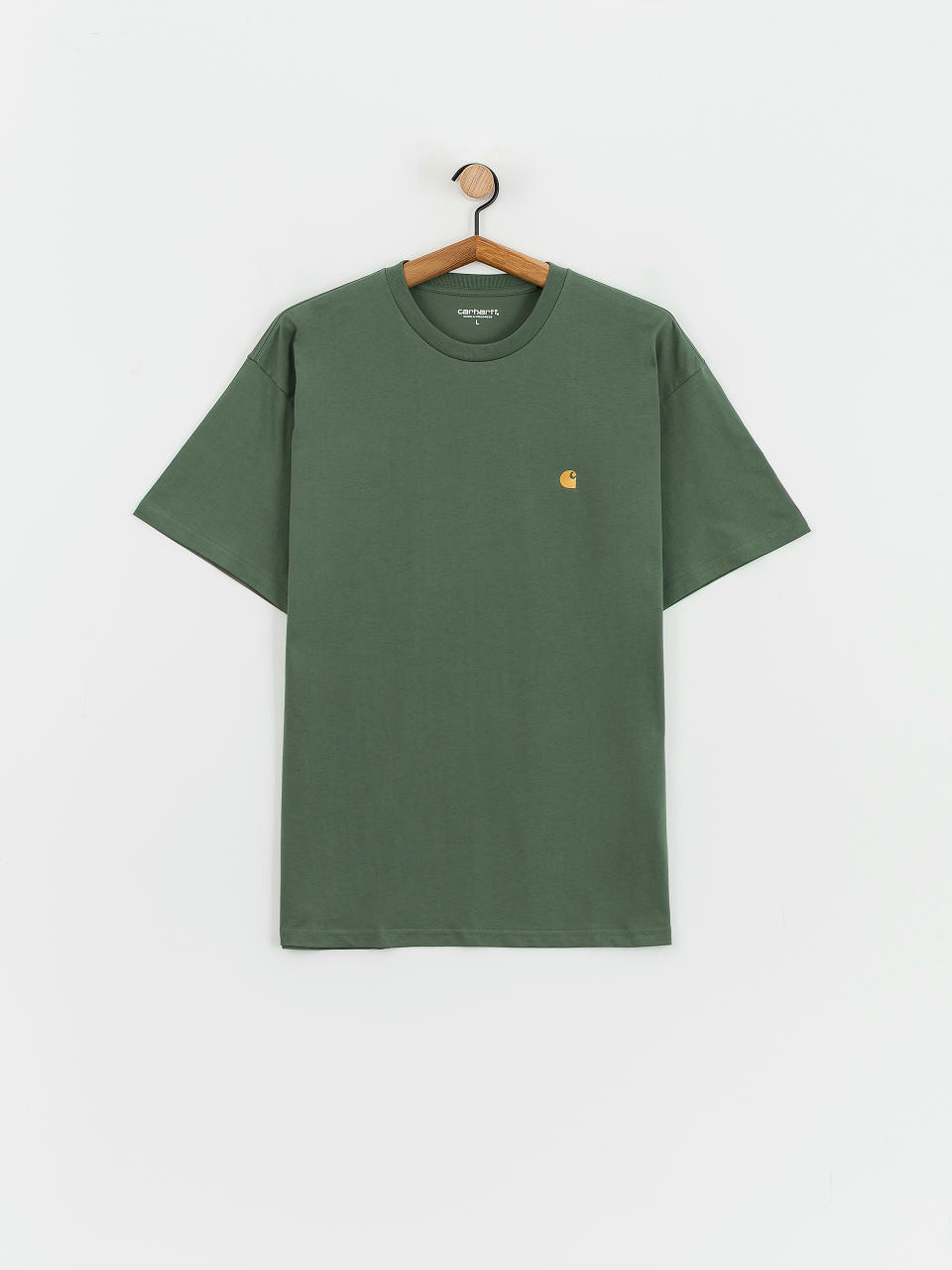 Carhartt WIP Chase Póló (duck green/gold)