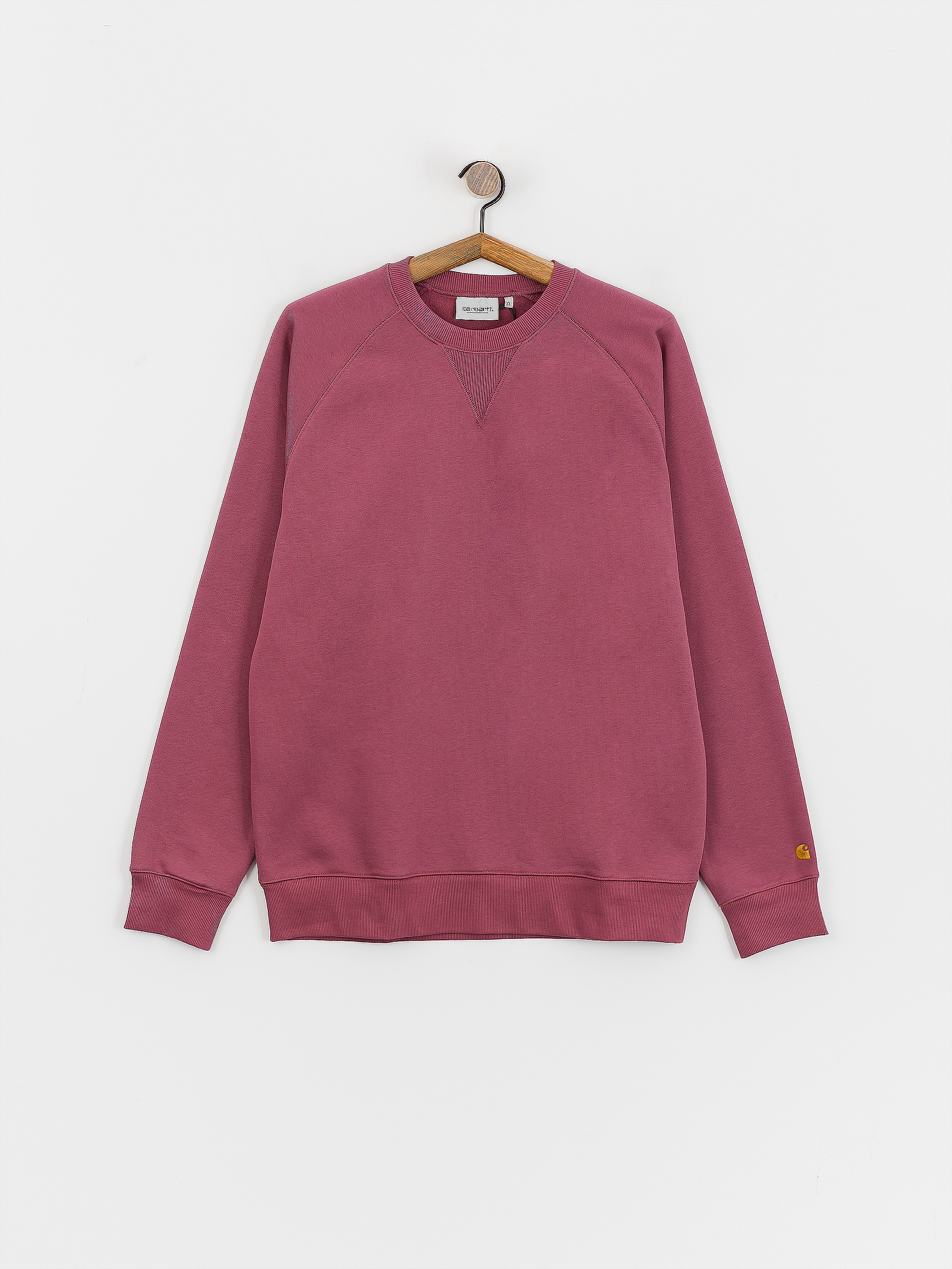 Carhartt WIP Chase Pulóver (dusty fuchsia/gold)