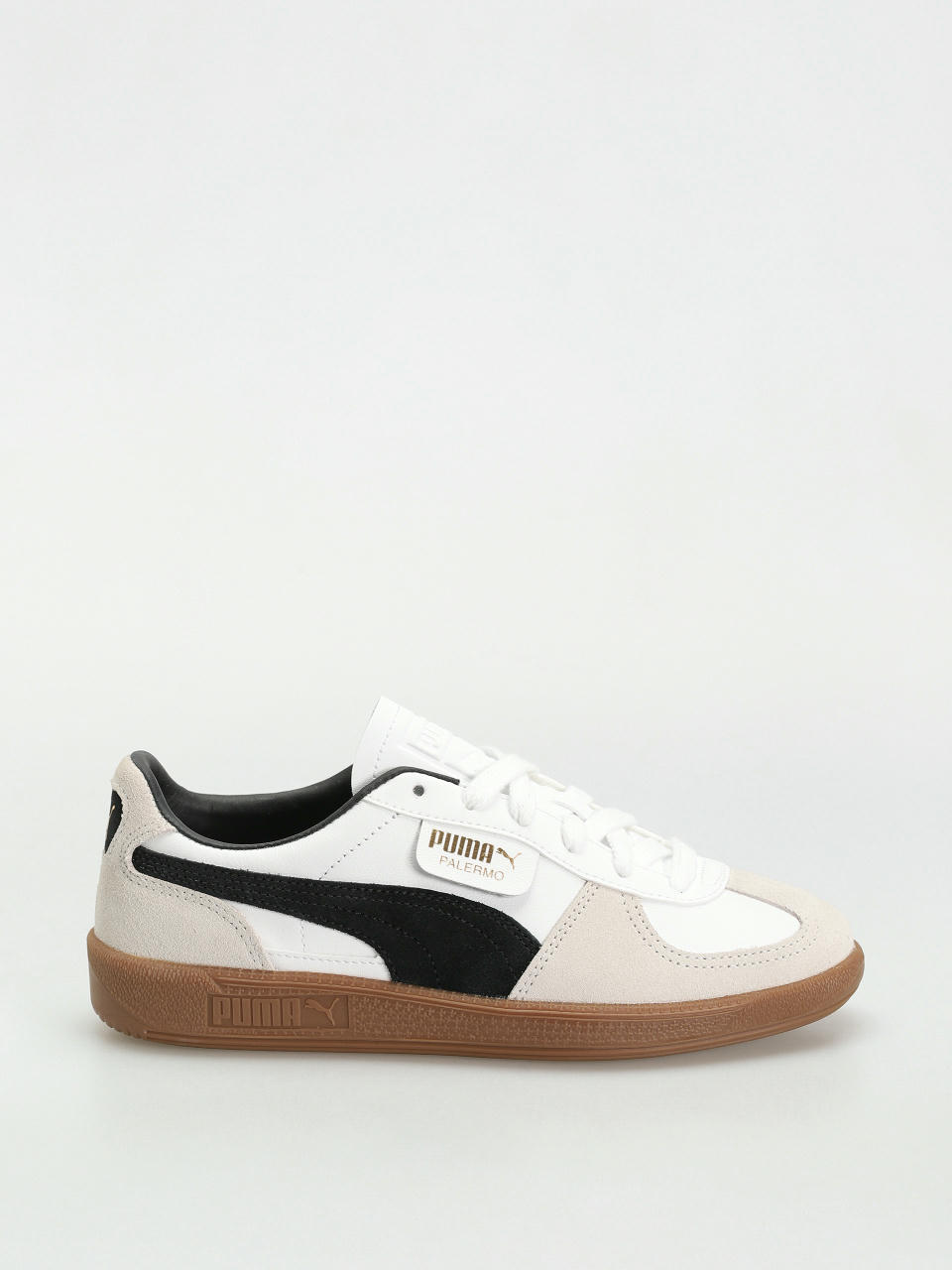 Puma Palermo Leather Cipők (puma white vapor gray gum)