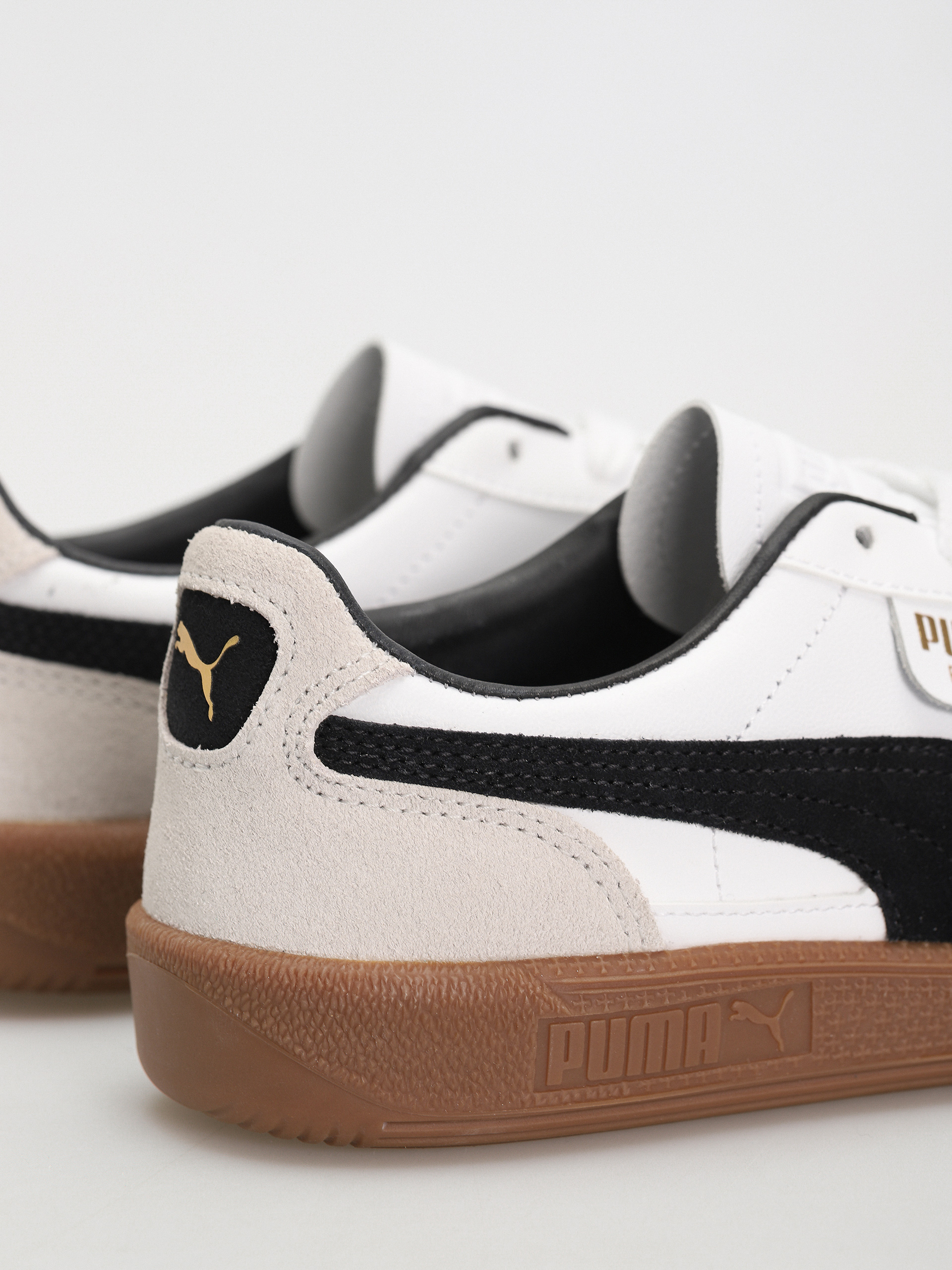 Puma Palermo Leather Cipők (puma white vapor gray gum)