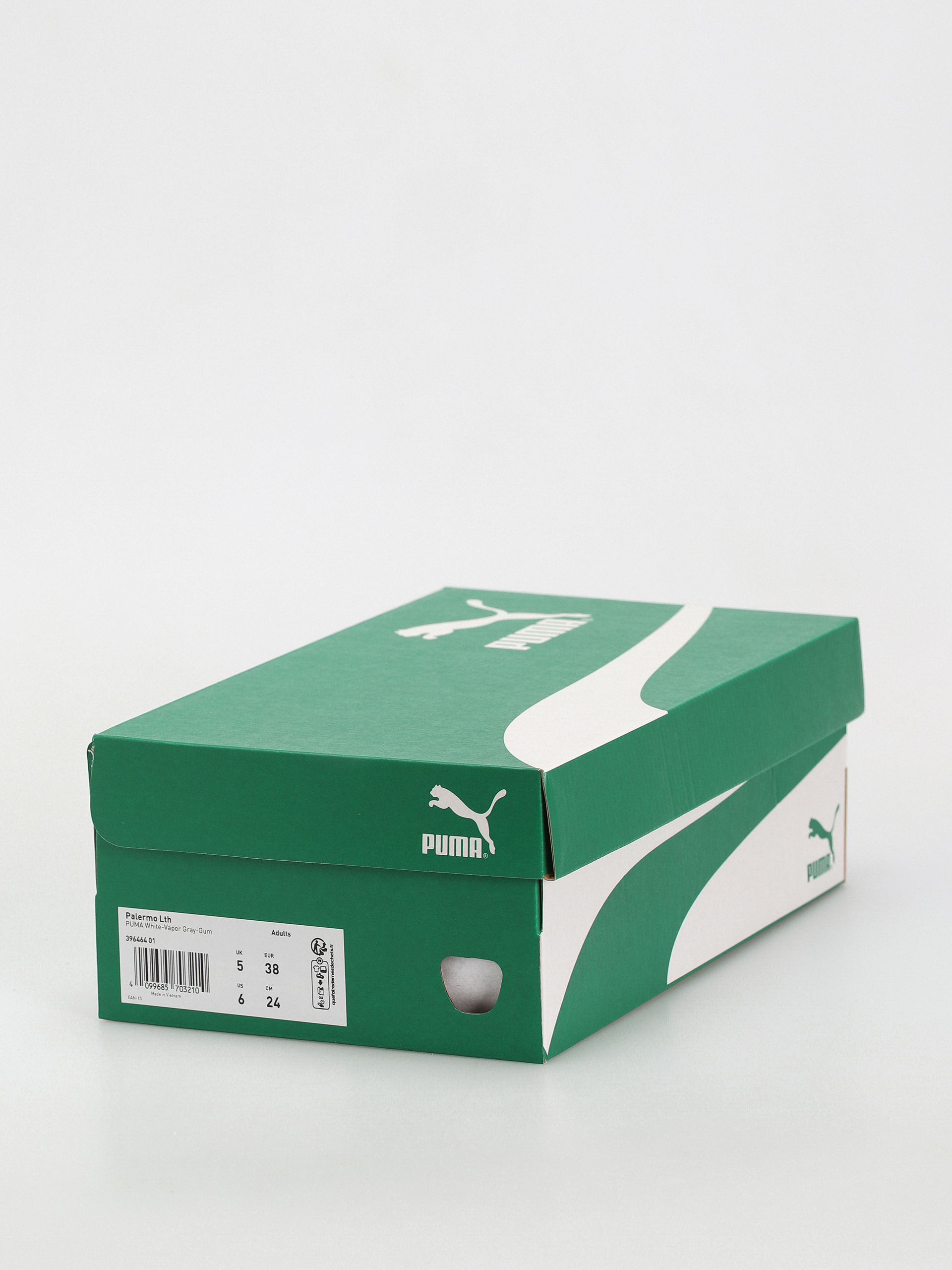 Puma Palermo Leather Cipők (puma white vapor gray gum)