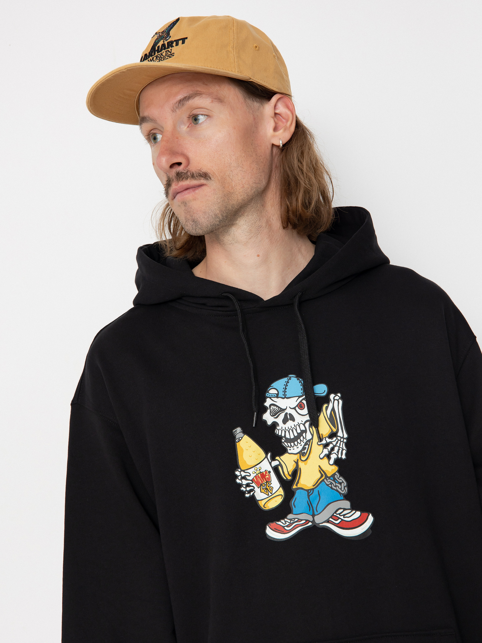 Vans Reggie Loose HD Kapucnis pulóver (black)