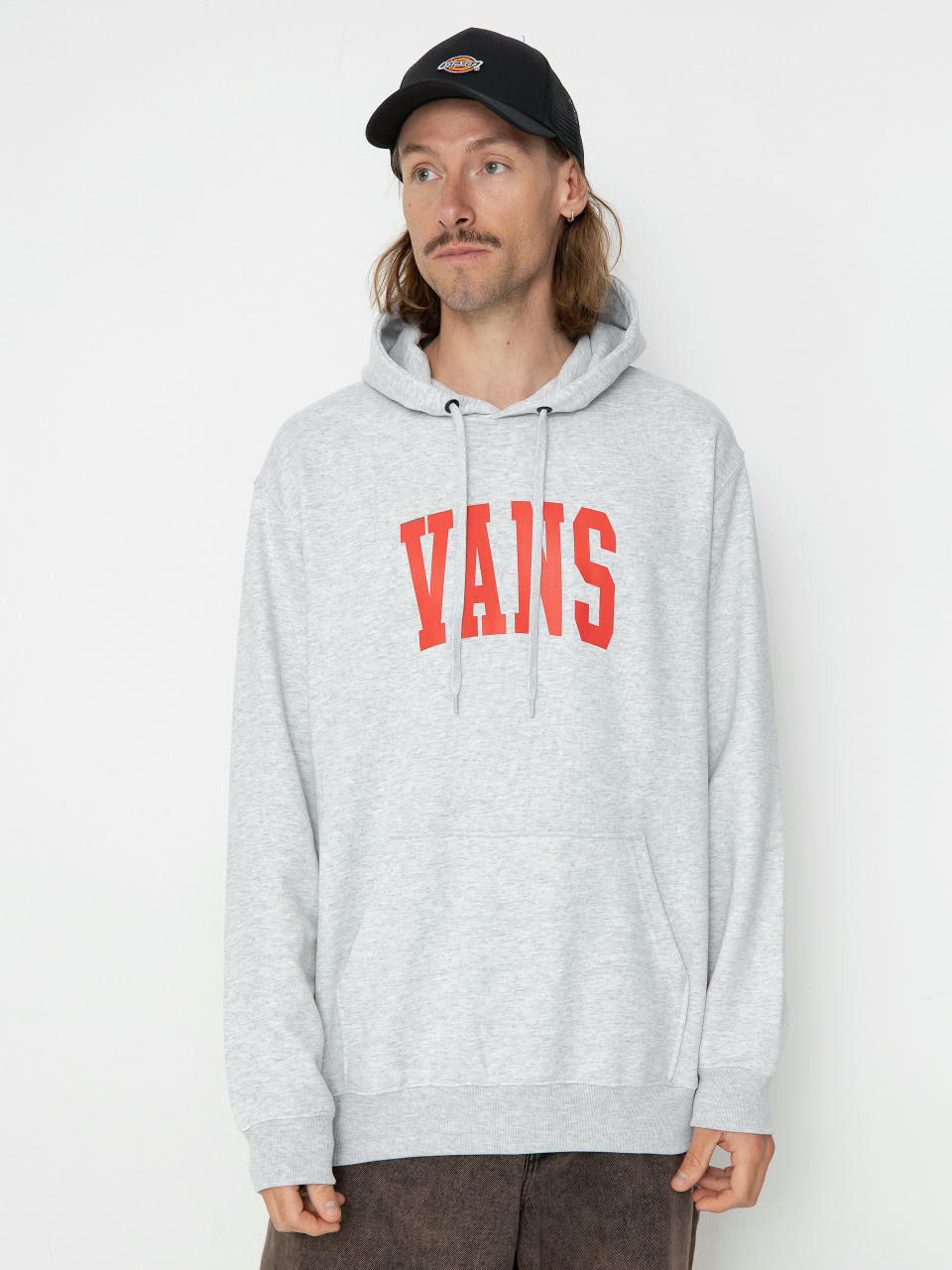 Vans Arched HD Kapucnis pulóver (light grey heather)