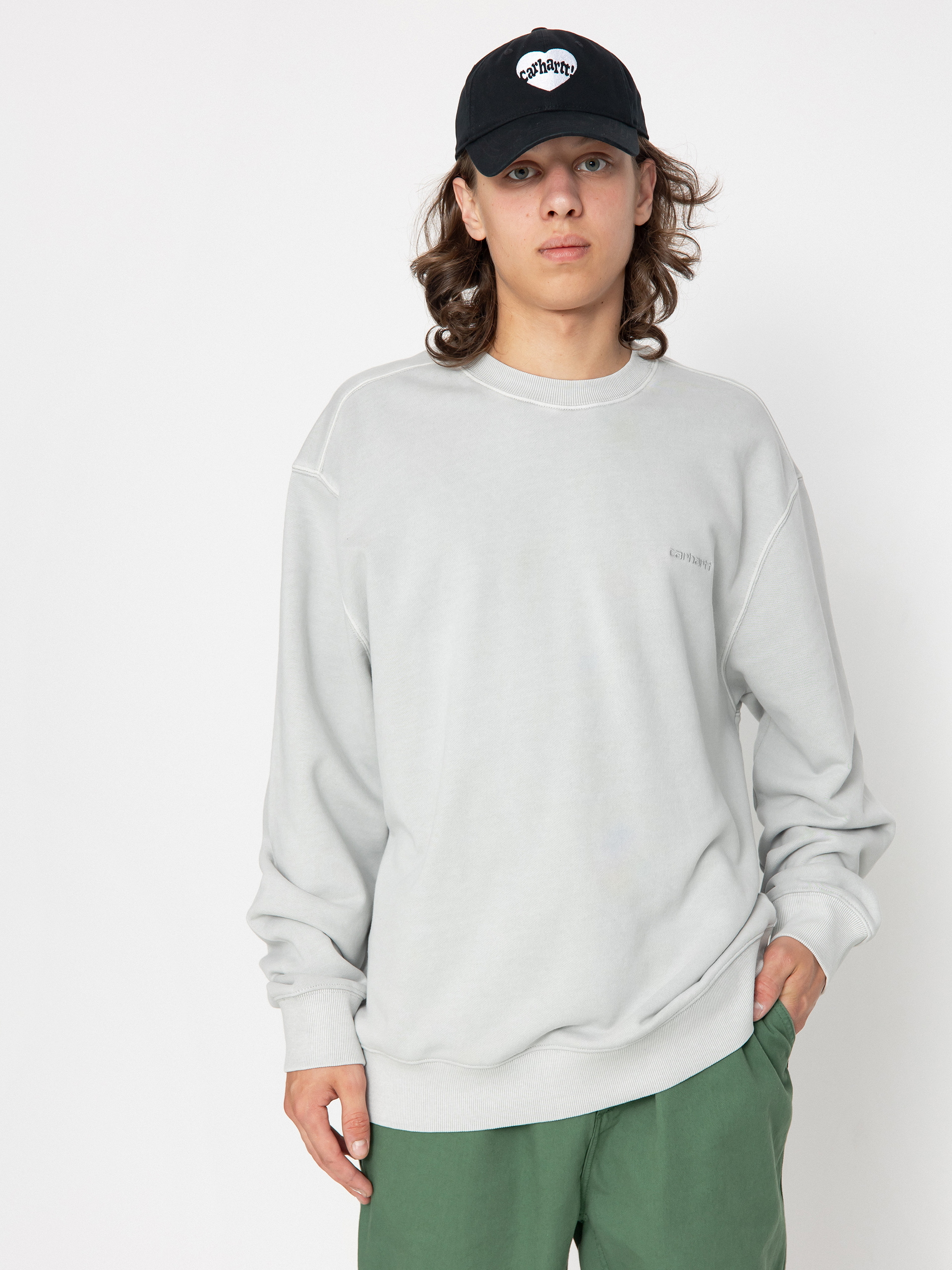 Carhartt WIP Duster Script Pulóver (basalt)