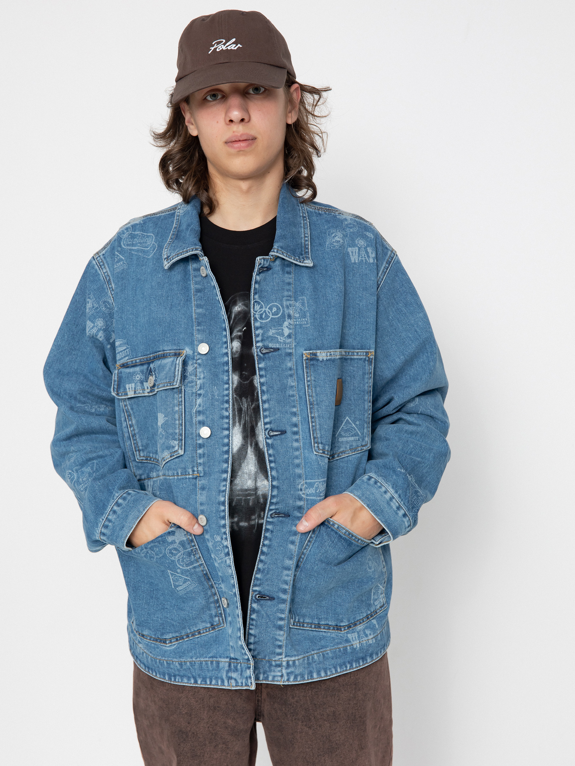 Carhartt WIP Stamp Dzseki (stamp print/blue)