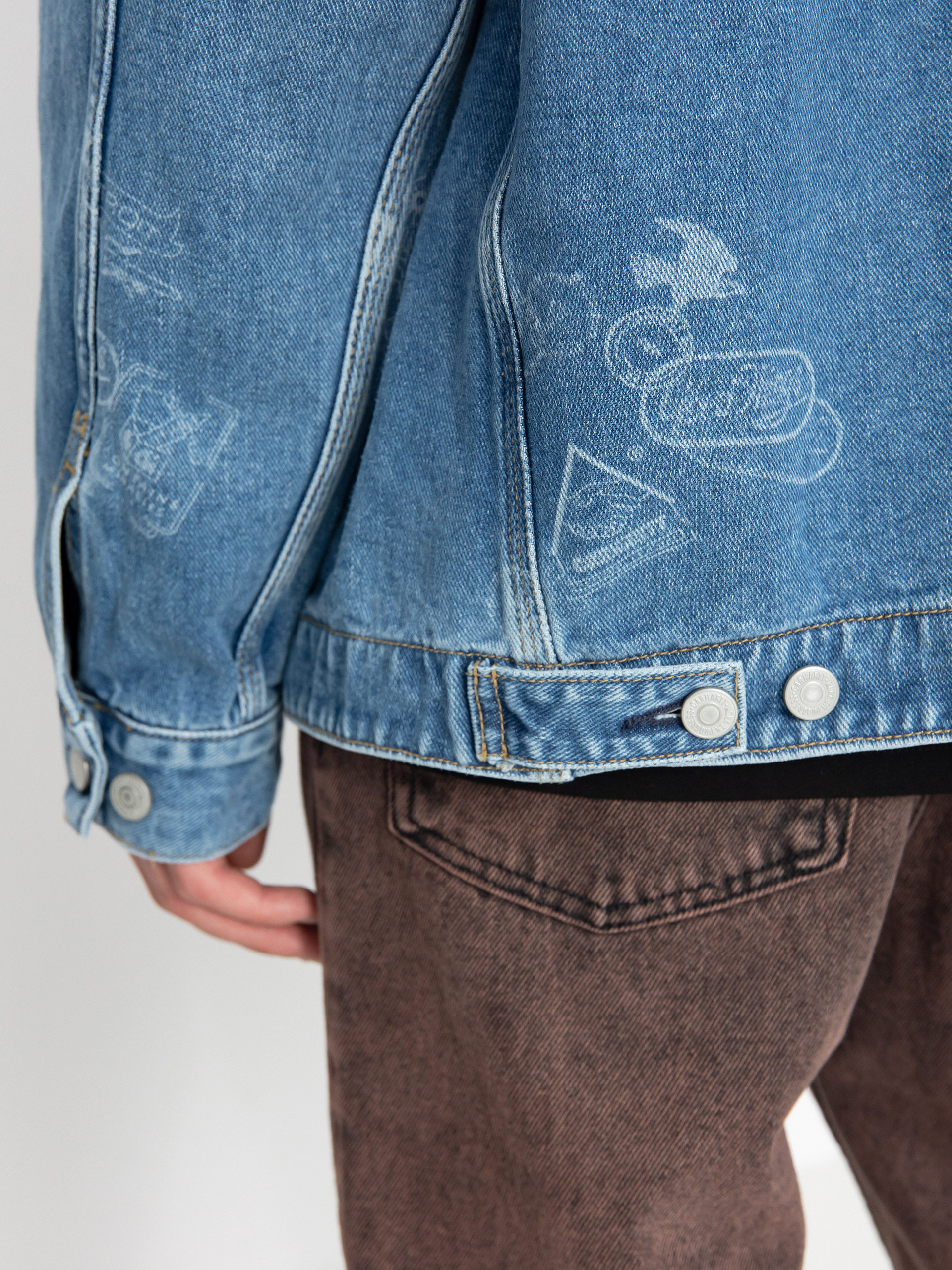 Carhartt WIP Stamp Dzseki (stamp print/blue)