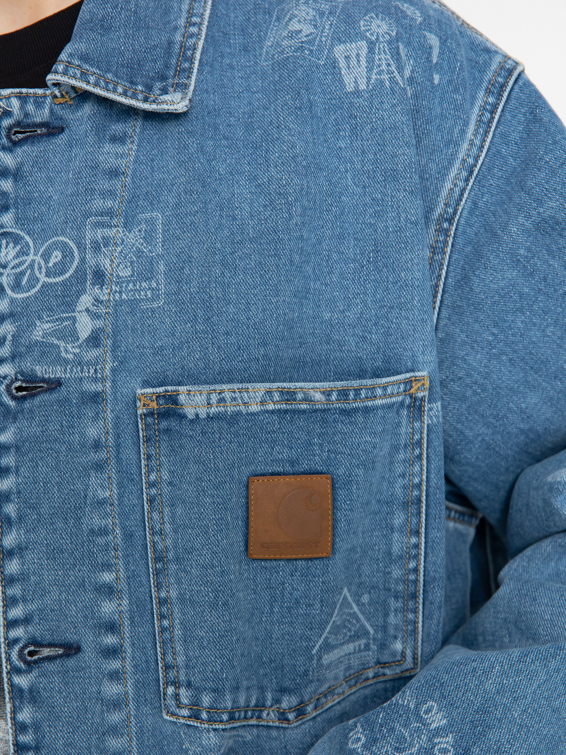 Carhartt WIP Stamp Dzseki (stamp print/blue)